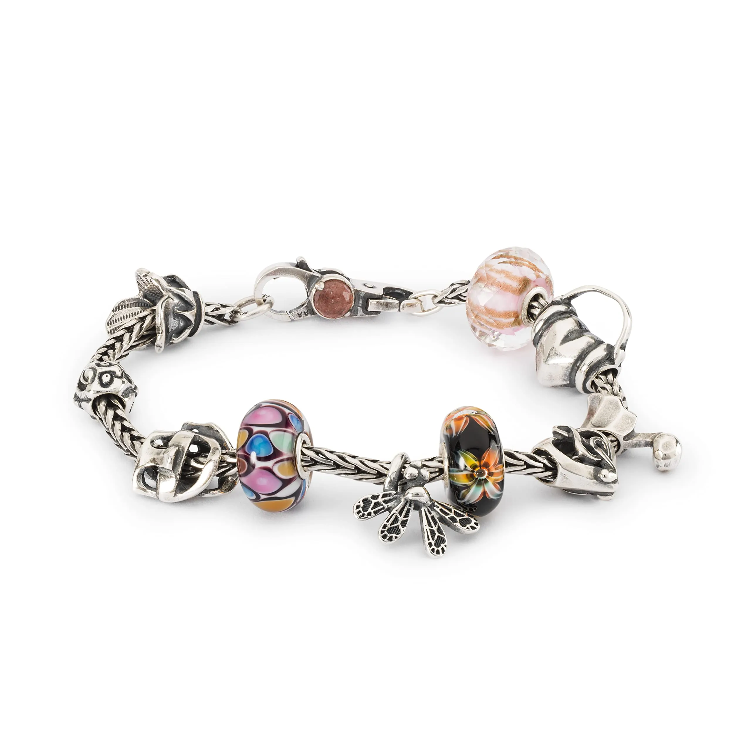 Trollbeads Melodia Perle di Vetro Rosa TGLBE-30100 - immagine 3