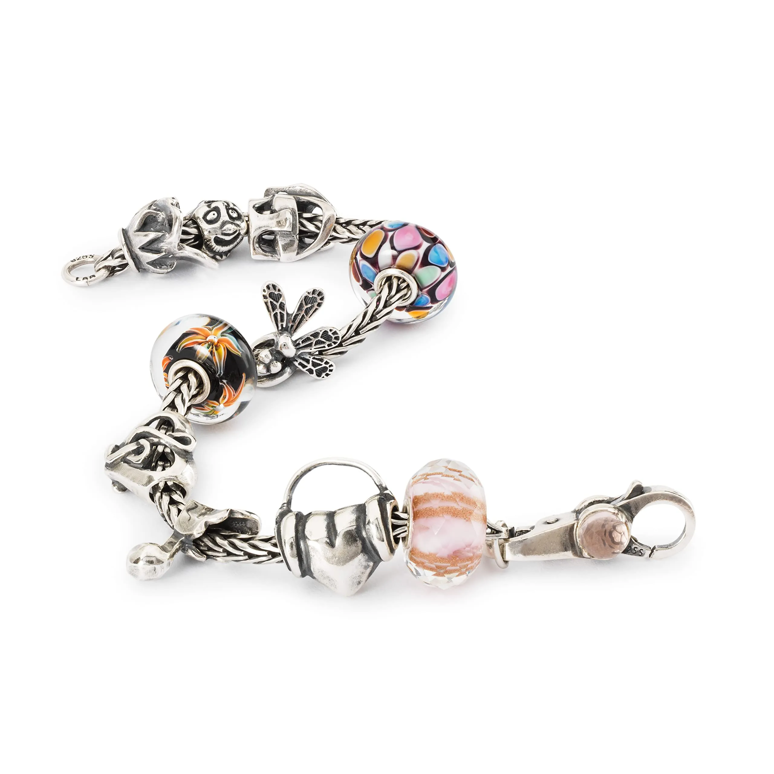 Trollbeads Melodia Perle di Vetro Rosa TGLBE-30100 - immagine 4