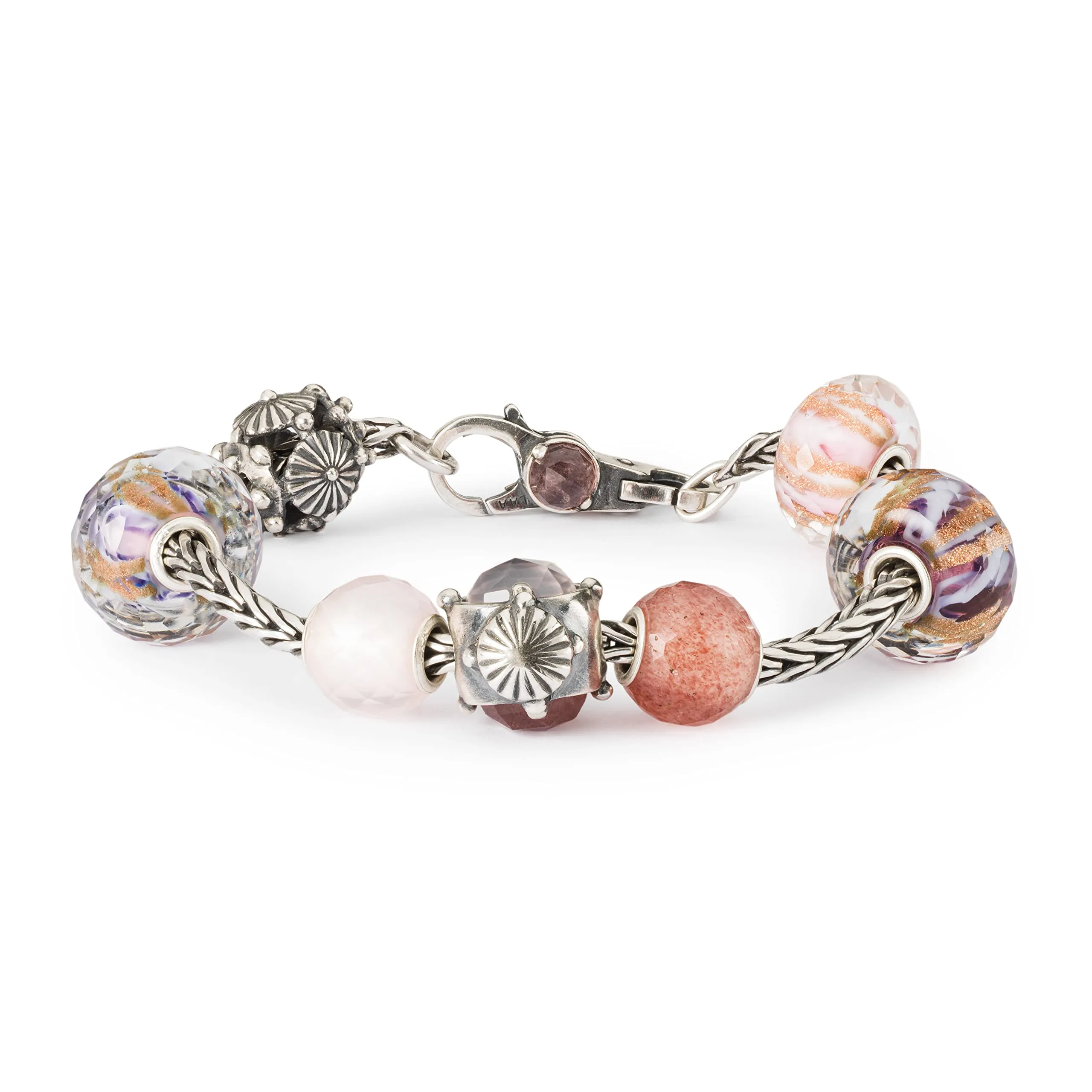Trollbeads Melodia Perle di Vetro Rosa TGLBE-30100 - immagine 5
