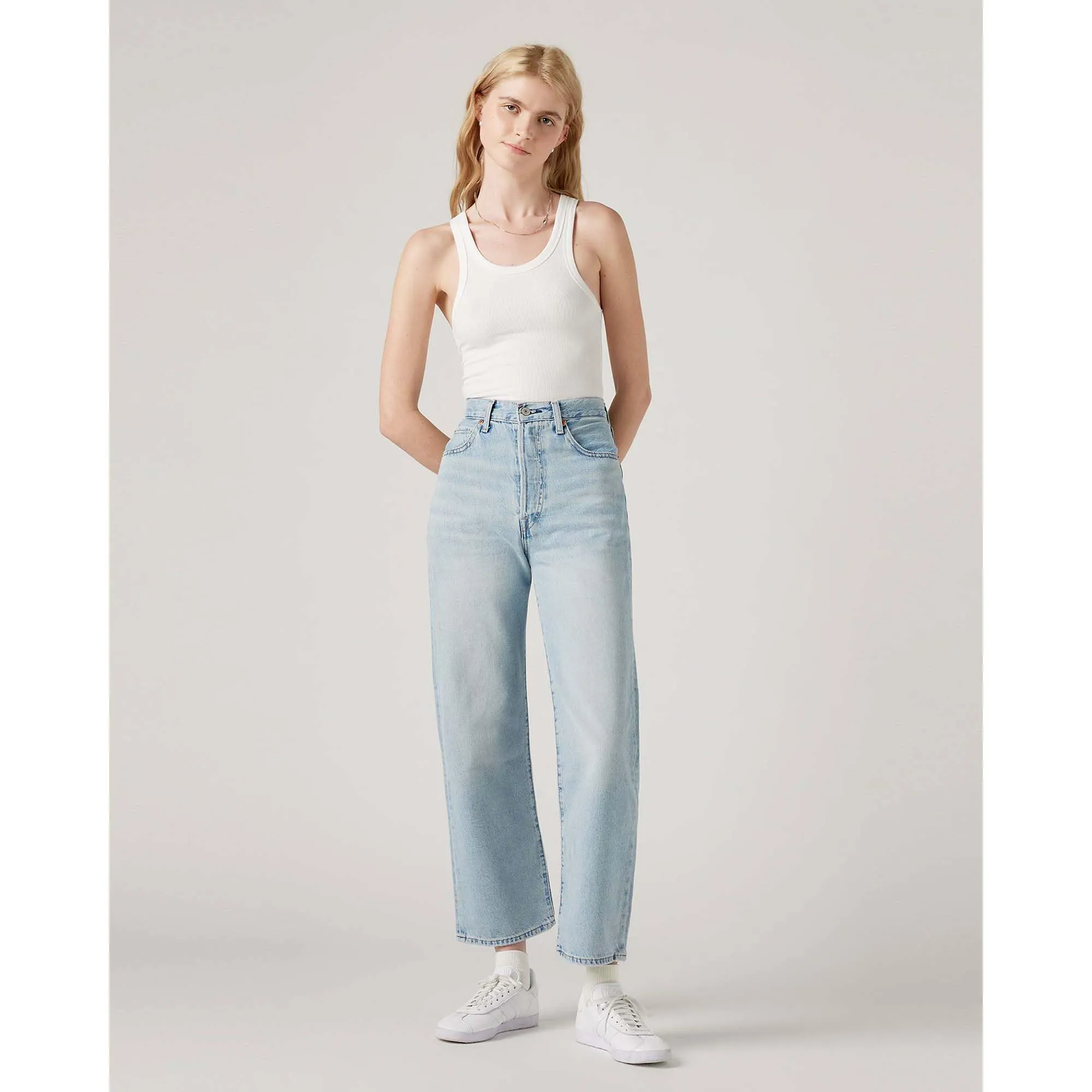 Levi's Ribcage Straight Ankle Jeans - W24 L30 - immagine 3