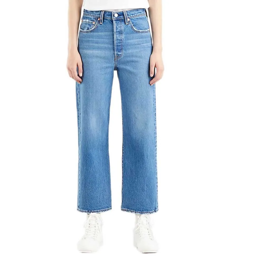 Levi's Ribcage Straight Ankle Jeans - Jive Together, 28W / 27L - immagine 1