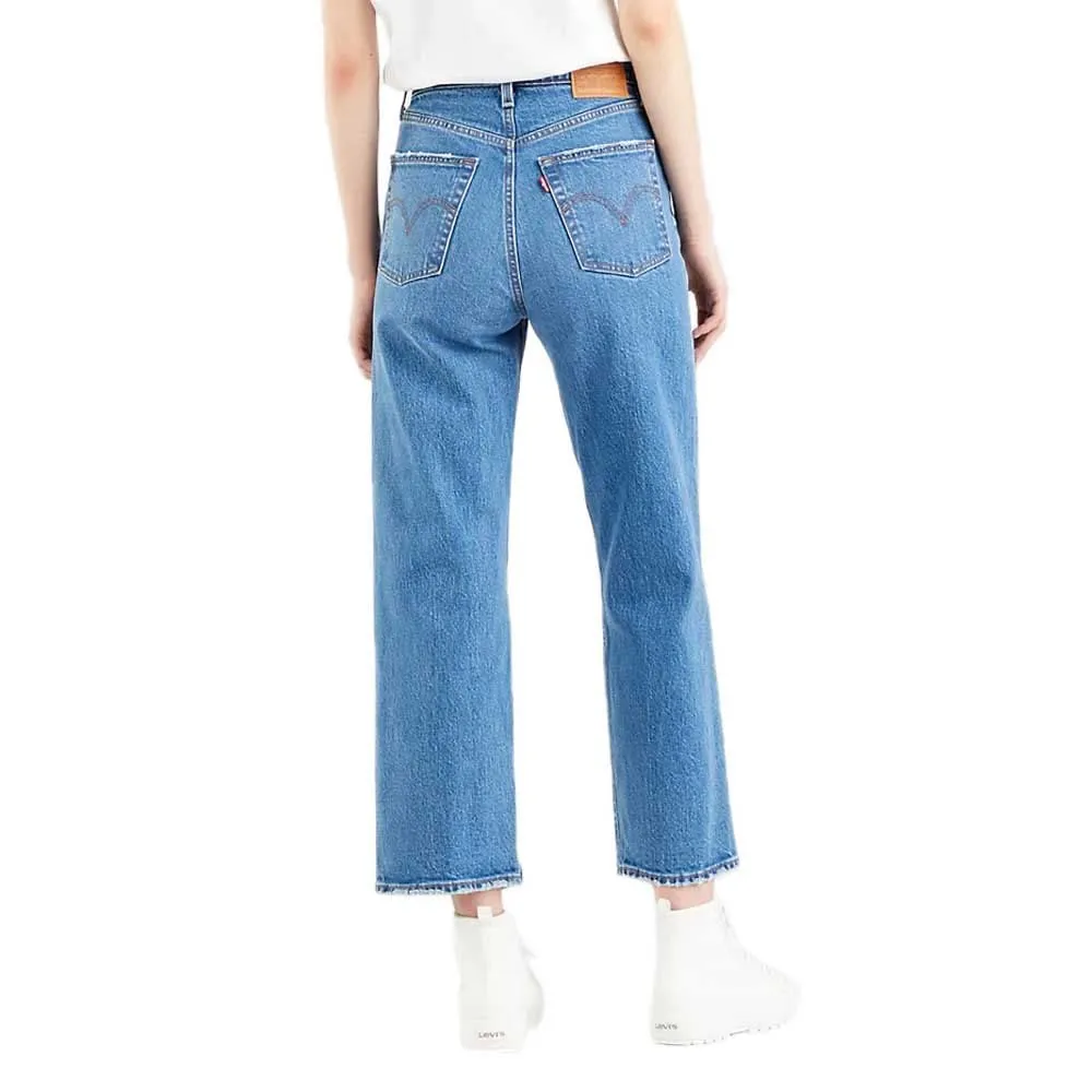 Levi's Ribcage Straight Ankle Jeans - Jive Together, 28W / 27L - immagine 2