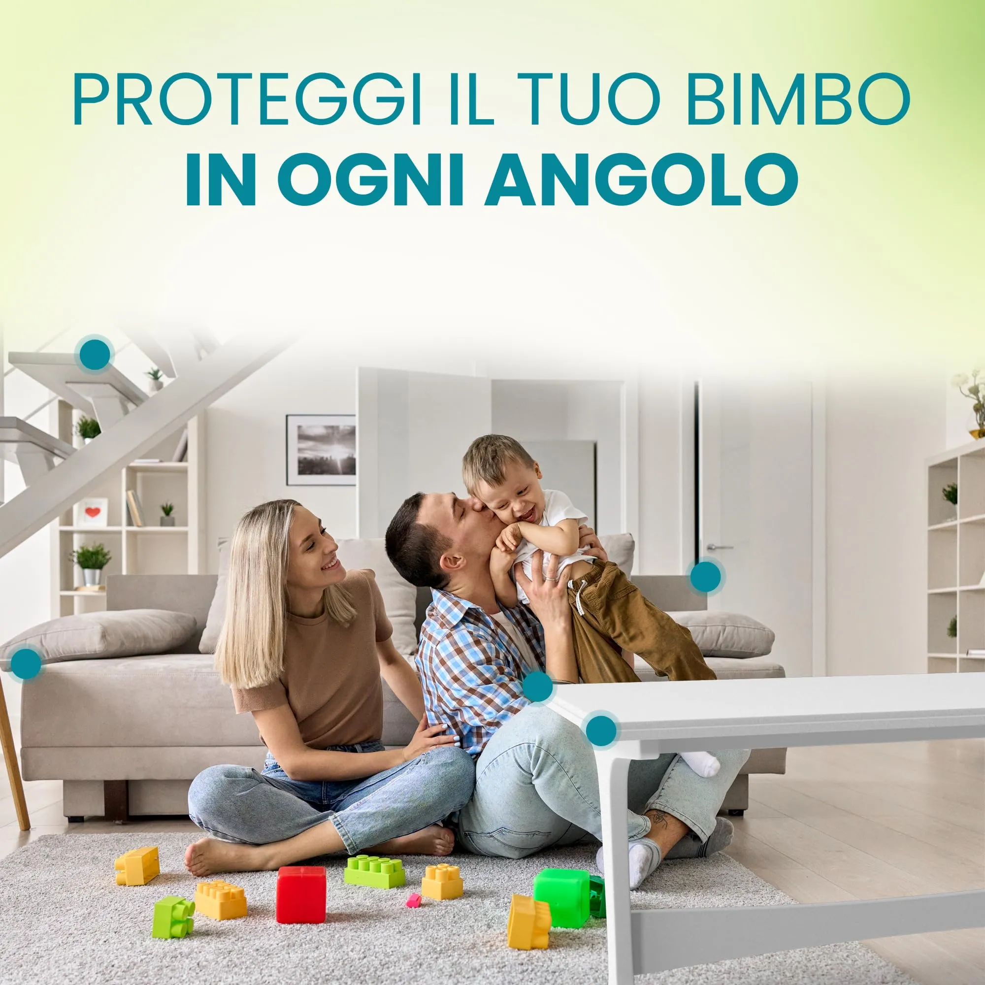 AlmaLuna 20x Paraspigoli Angolari in Gomma Trasparenti con Adesivo Acrilico - immagine 7