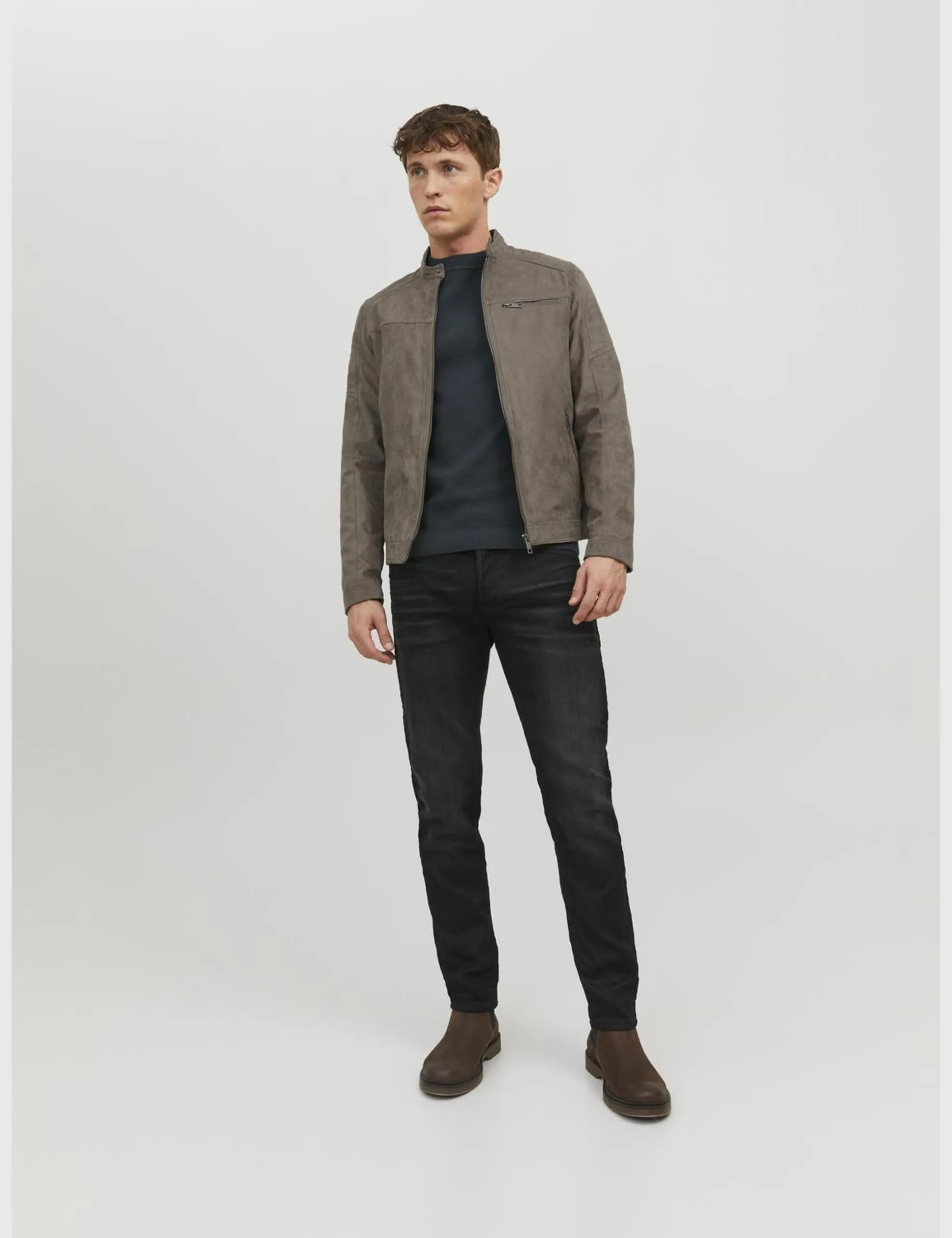 Jack & Jones Giacca in Finta Pelle Scamosciata - immagine 2