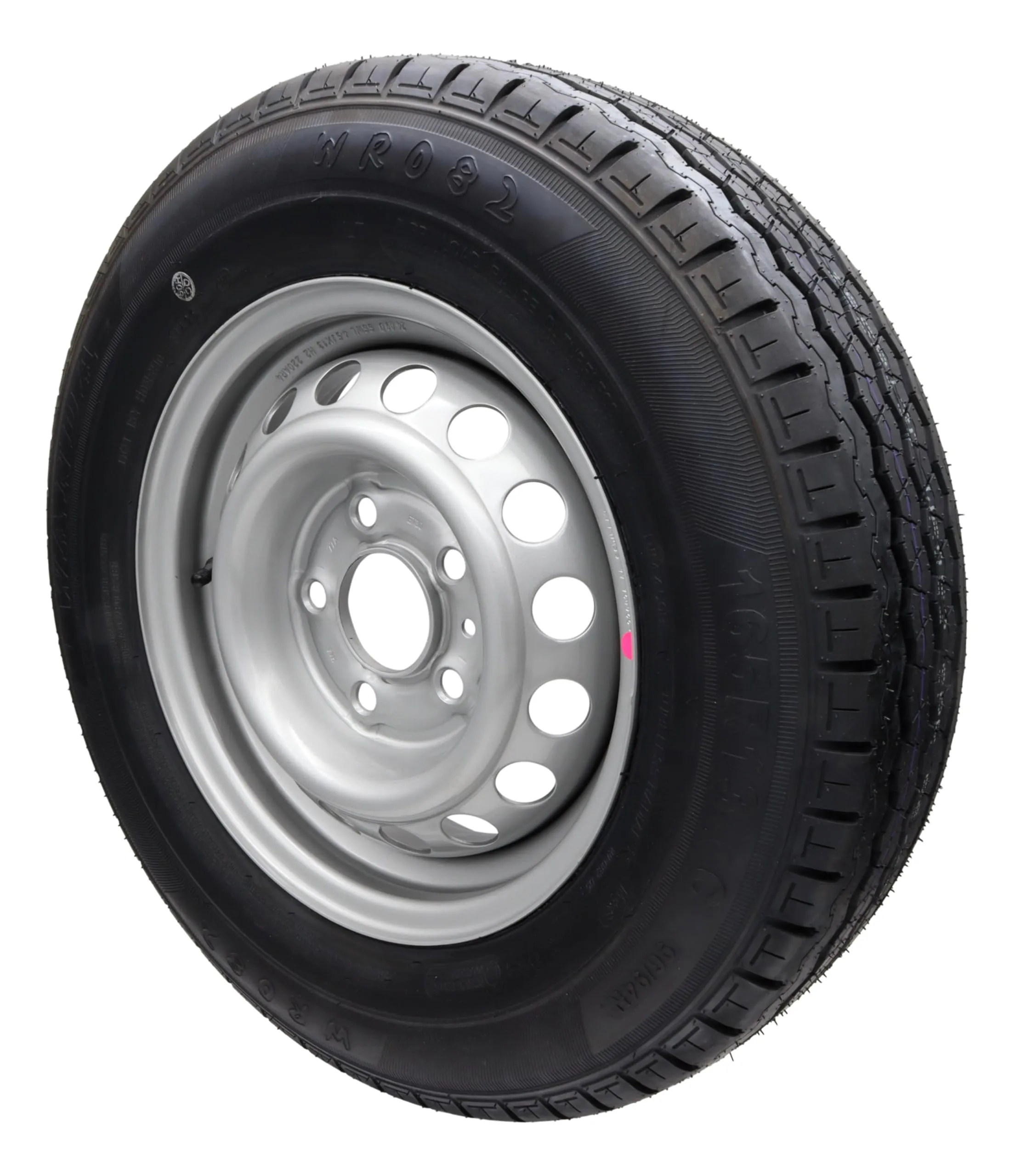 trailer parts4u Ruota completa 165R13 C 96/94N 5x112 per rimorchi auto 4,5Jx13 - immagine 1