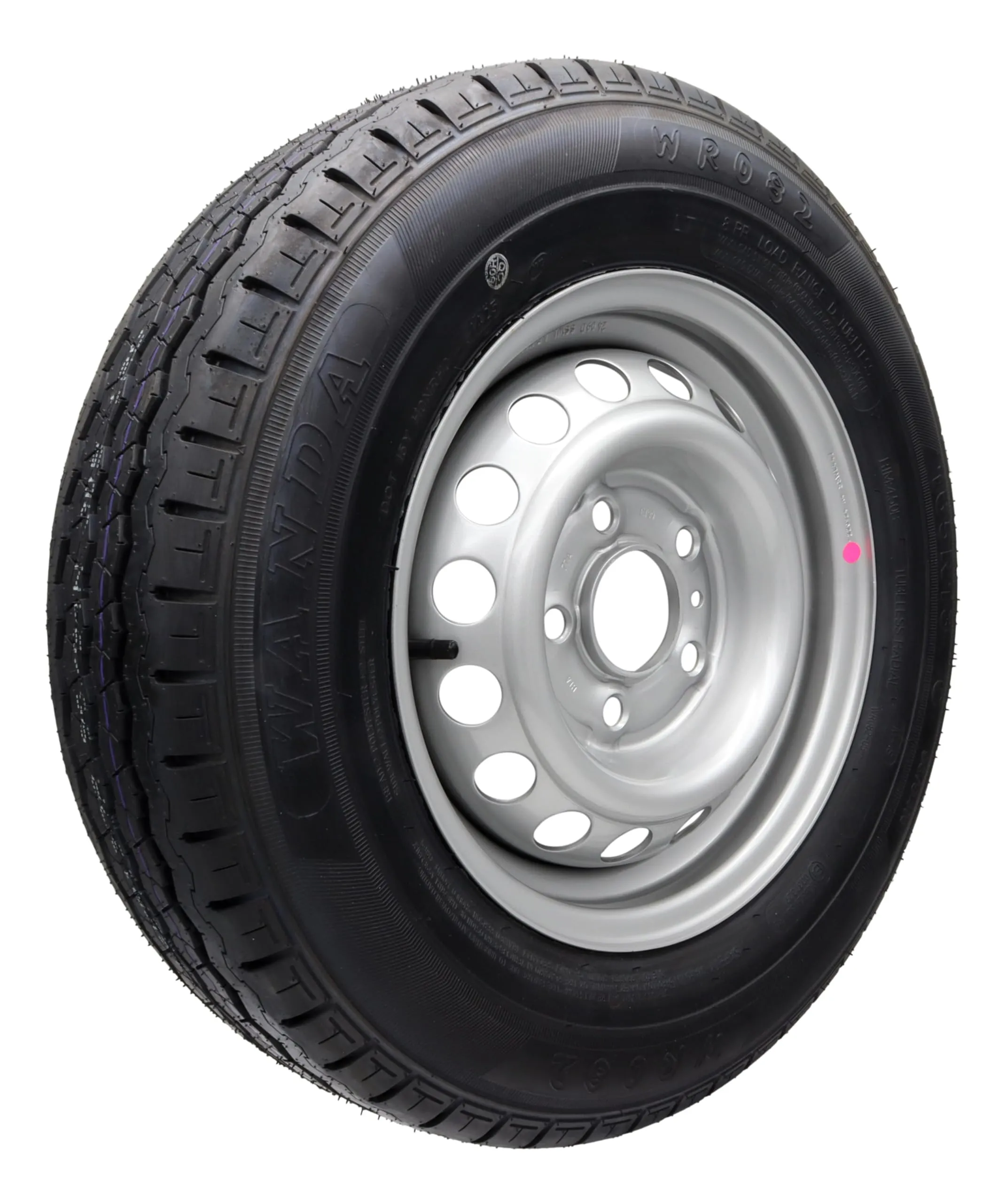 trailer parts4u Ruota completa 165R13 C 96/94N 5x112 per rimorchi auto 4,5Jx13 - immagine 2