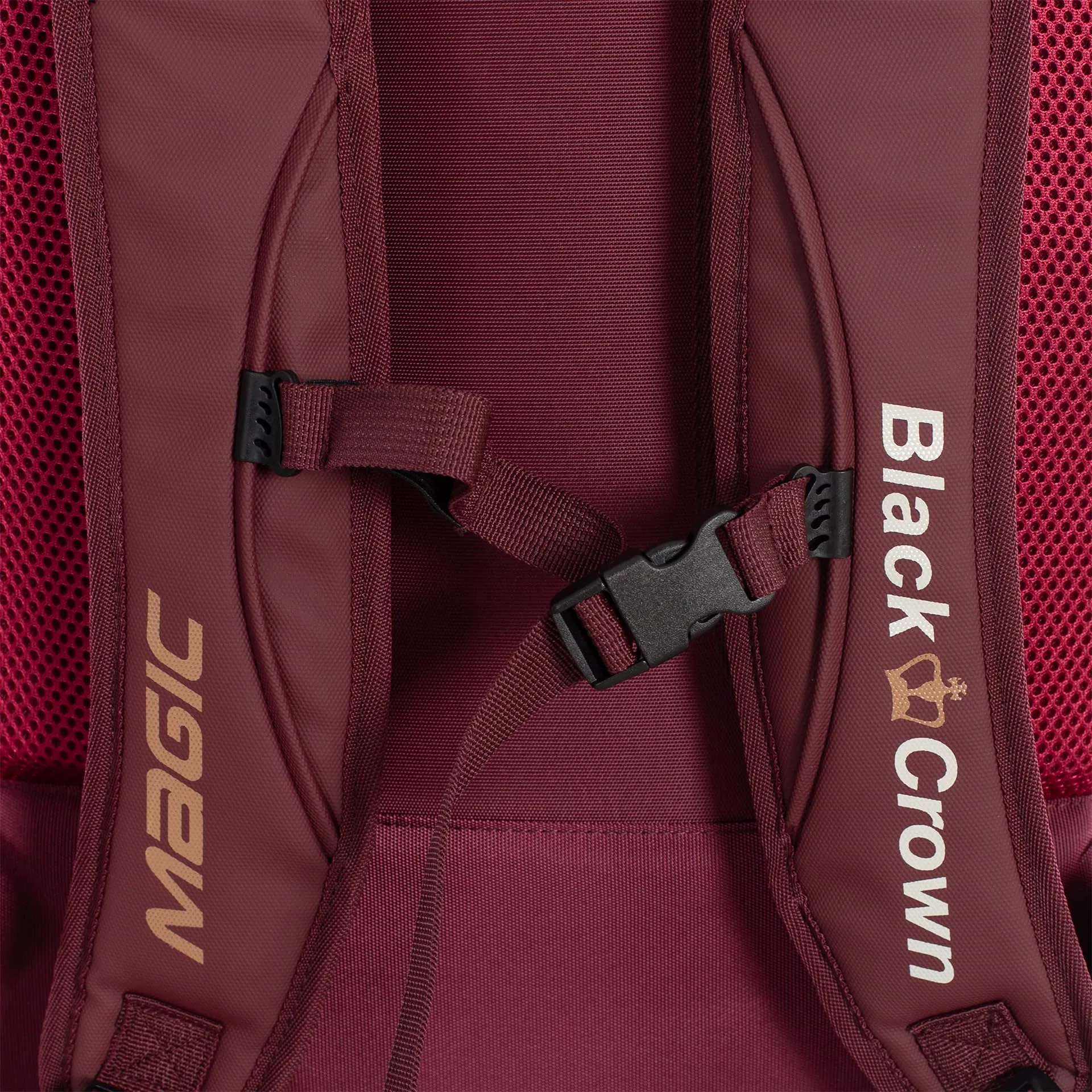 Black Crown Magic Backpack Burgundy/Gold - immagine 7