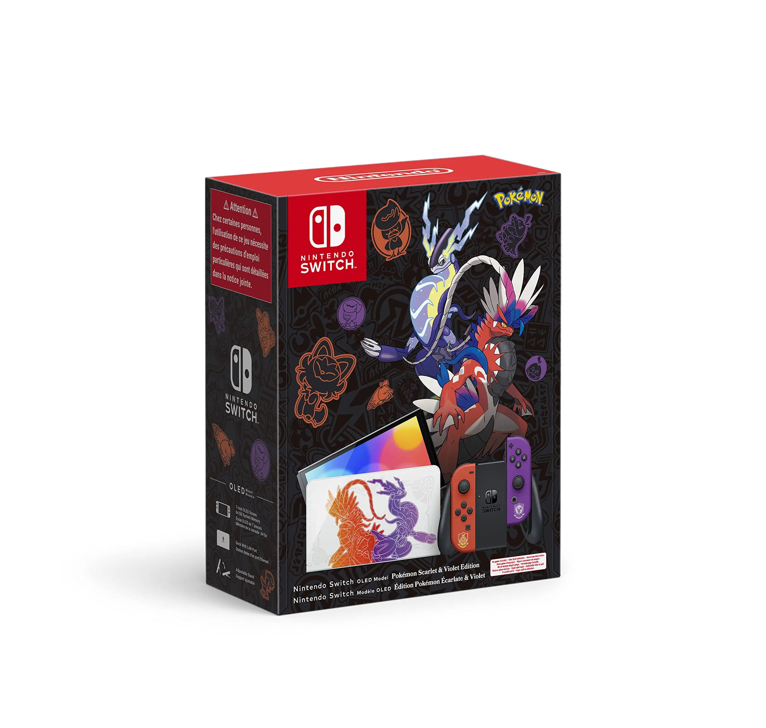 Nintendo Switch OLED Special Edition Pokémon Scarlet & Violet - White - immagine 1