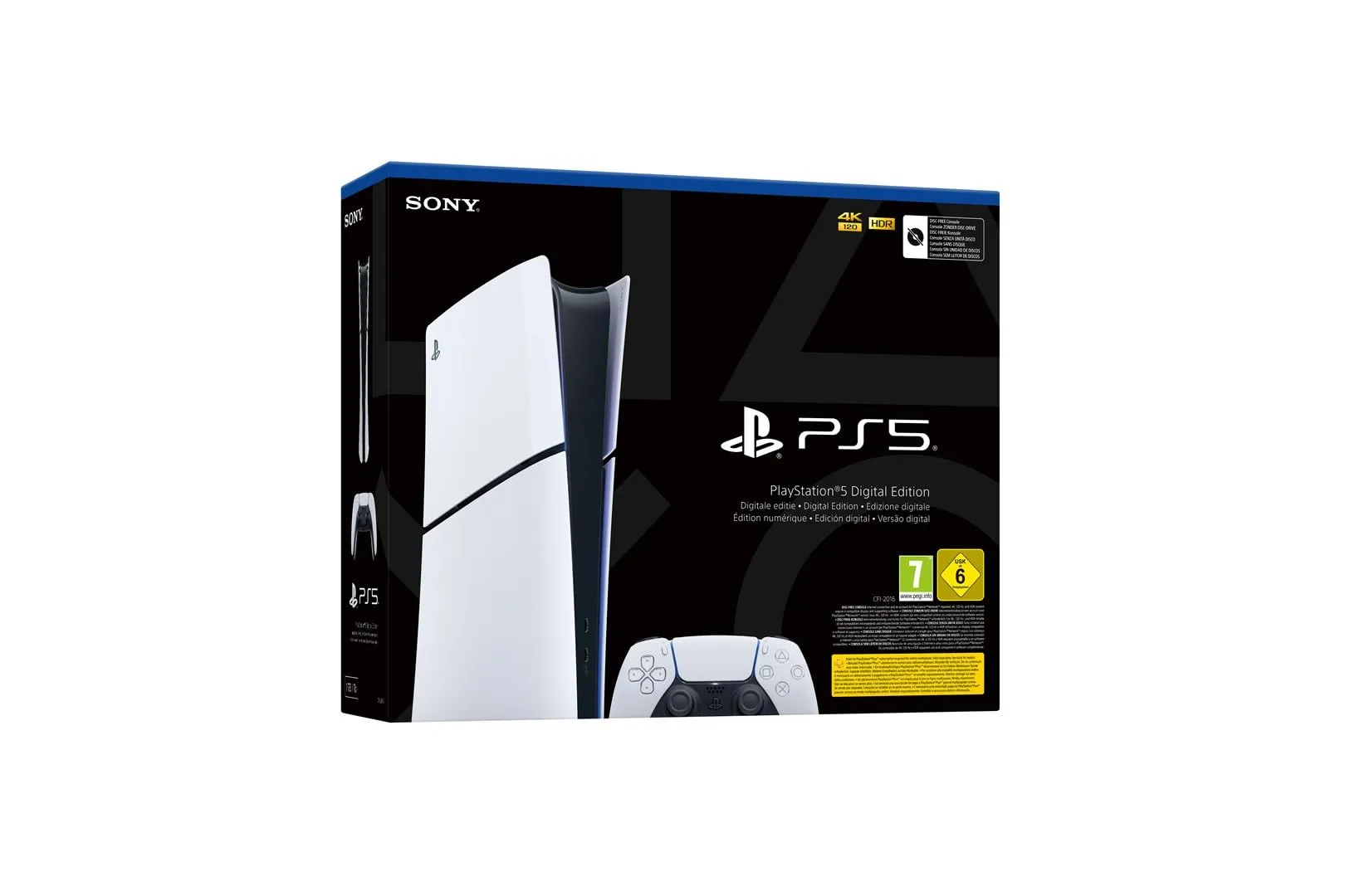 PlayStation 5 Console Digital Edition Slim - Bianco - immagine 2