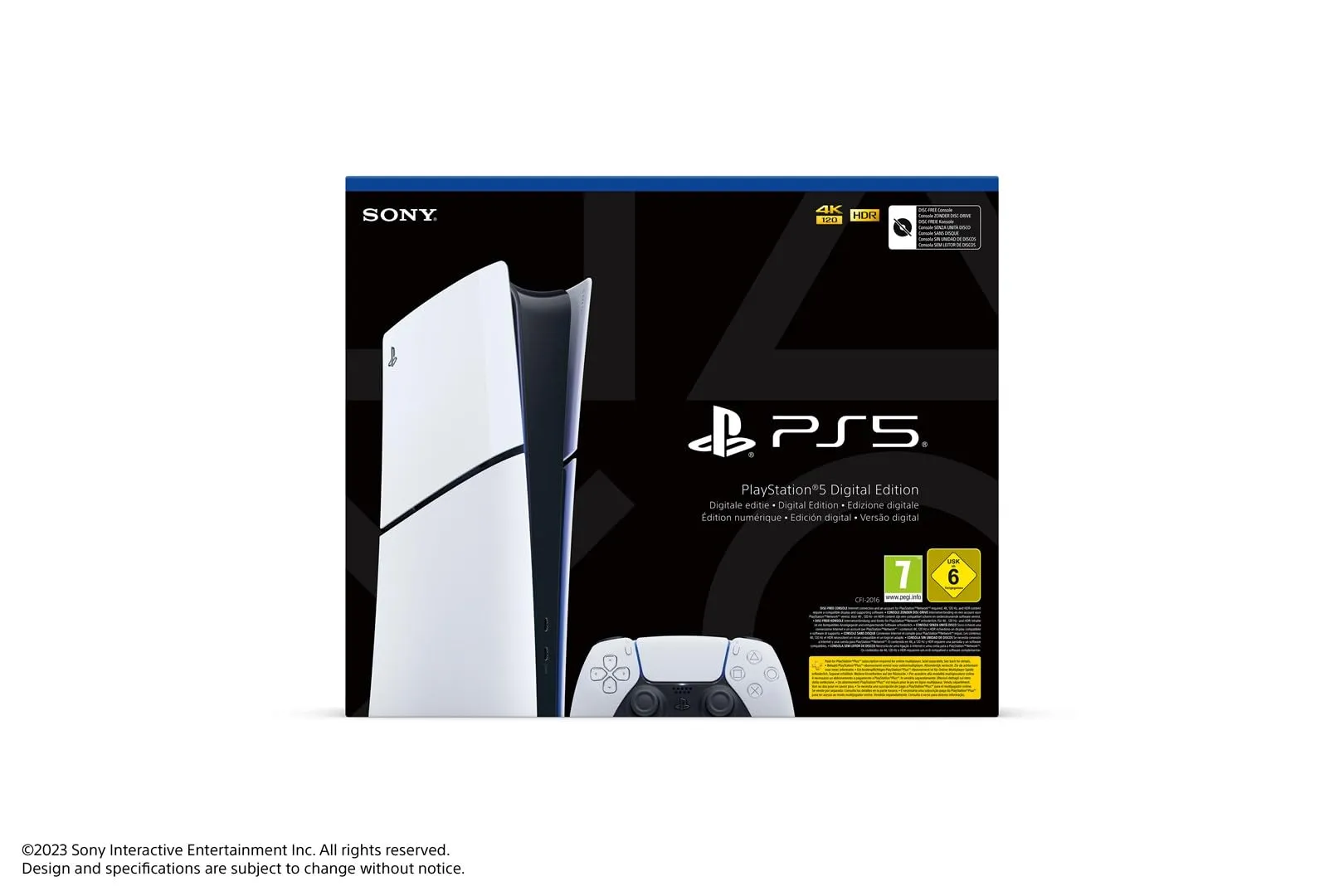 PlayStation 5 Console Digital Edition Slim - Bianco - immagine 3