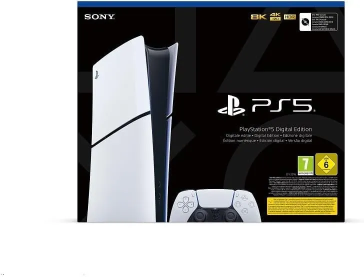 PlayStation 5 Console Digital Edition Slim - Bianco - immagine 9