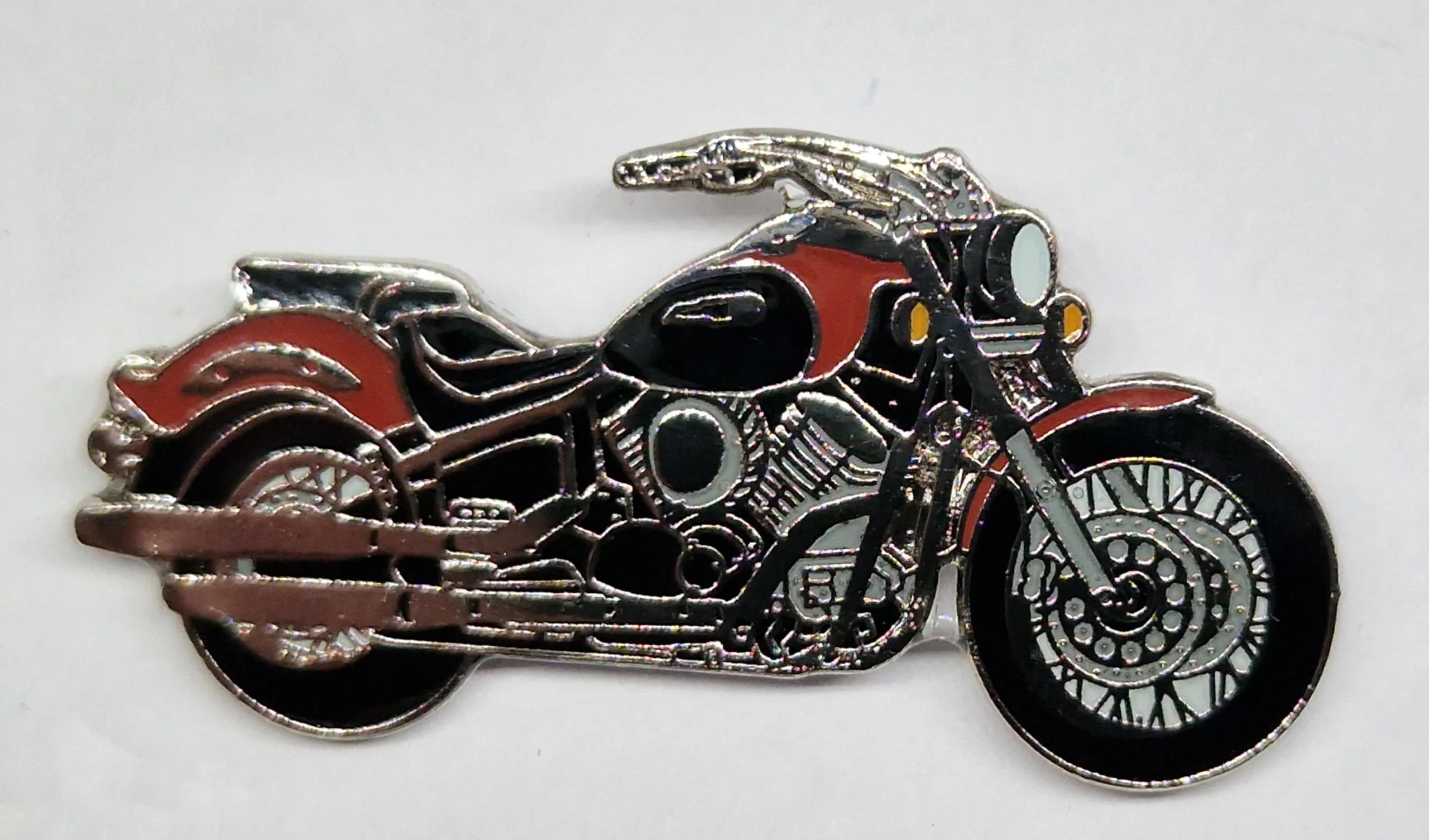 Lenimia Yamaha XVS DragStar Lapel Pin, 38 mm x 27 mm - immagine 2