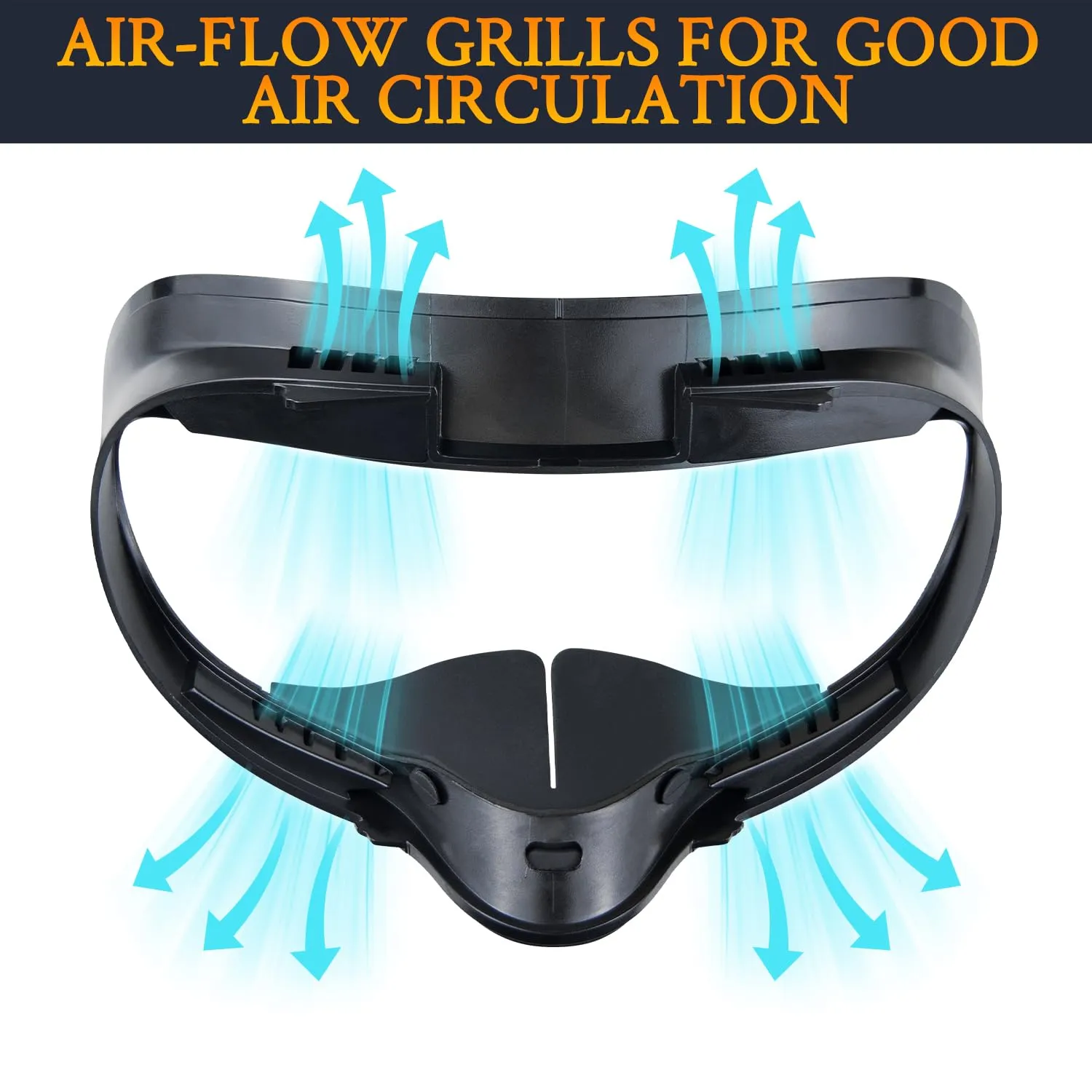 SOULWIT Cuscino Facciale Gel Raffreddamento Ricambio per Meta Quest 2 con Protezione Nasale, 2 Pezzi - immagine 5