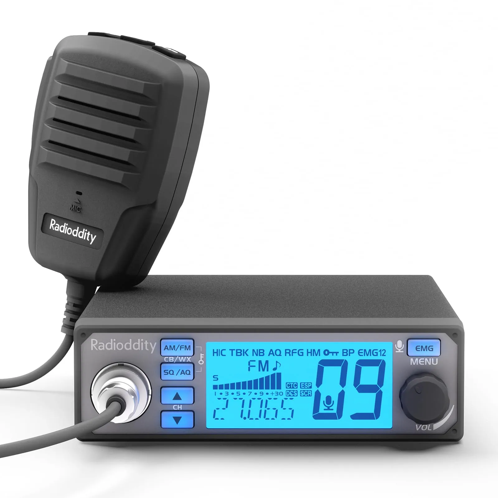 Radioddity CB-500 Portable CB Radio 4W AM FM - immagine 1