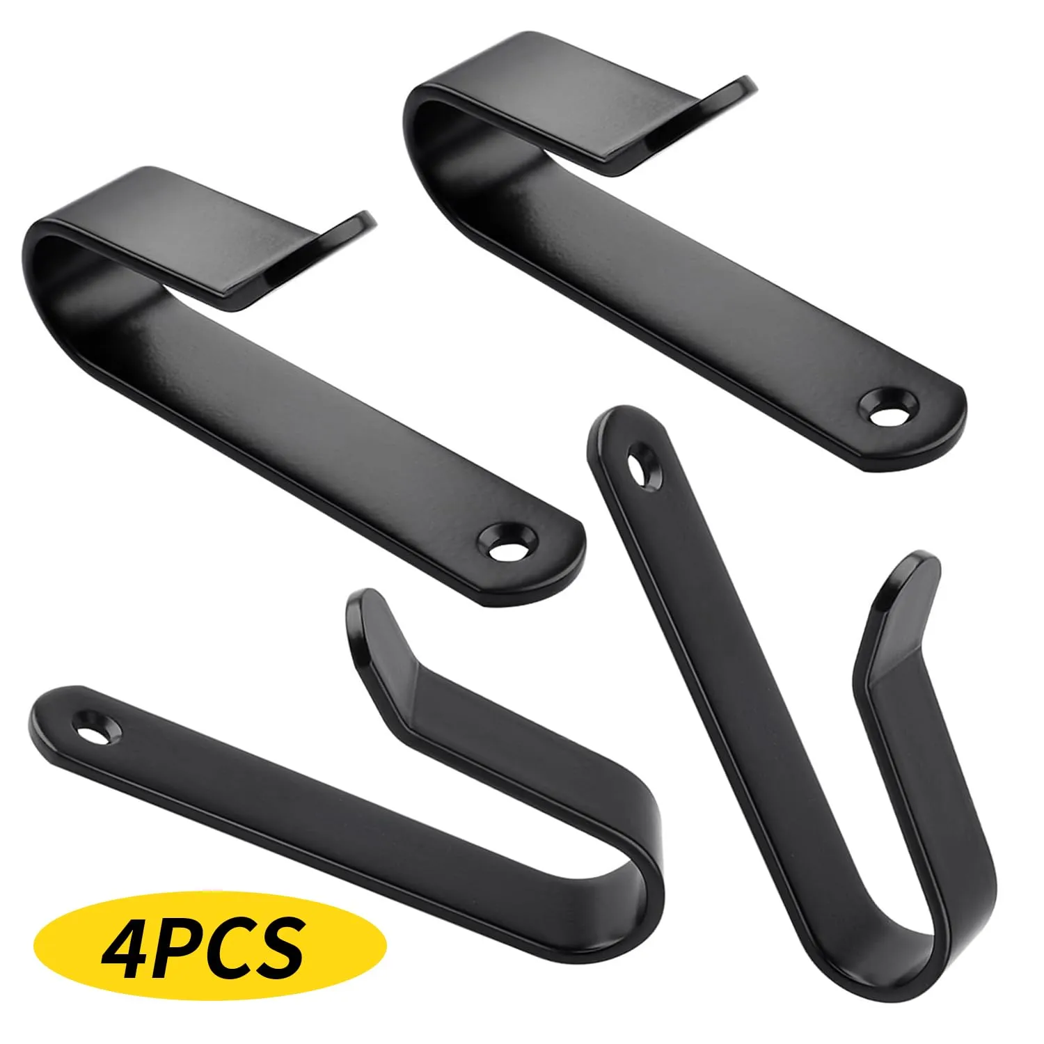 letuxaamz Porta Sci e Snowboard da Muro per Skateboard, Longboard, Wakeboard e Pattini a Rotelle, 2 Paia, Nero - immagine 9