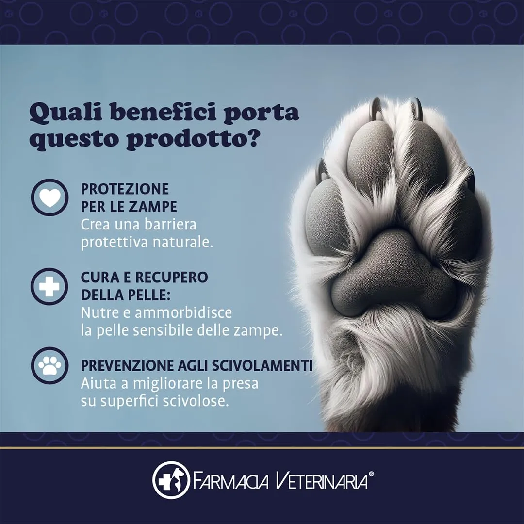 Farmacia Veterinaria Crema Polpastrelli per Cane e Gatto, Protezione Caldo e Freddo, 50ml - immagine 6