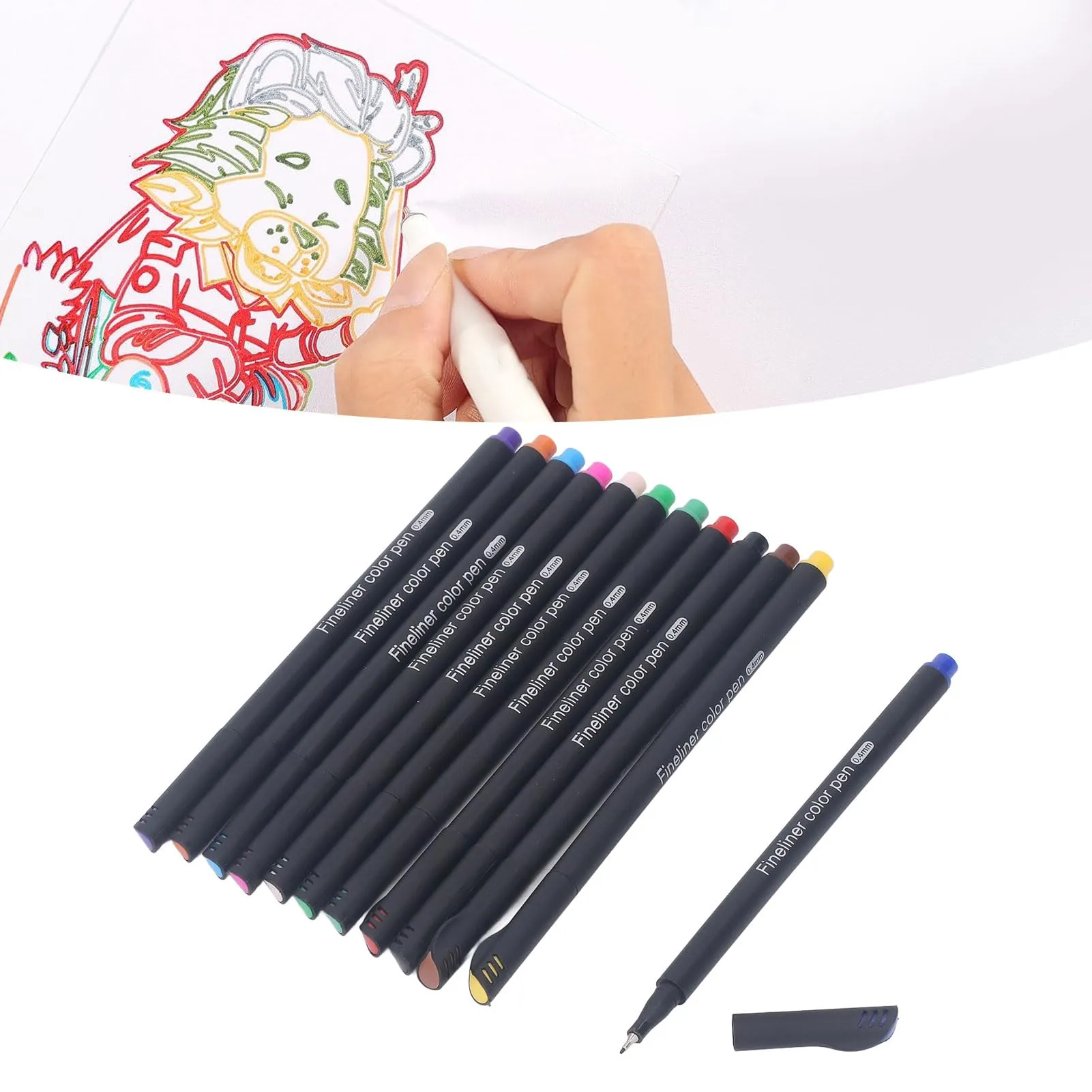 ciciglow Set di Penne a Inchiostro Sublimatico 12 Colori con Adattatore Numero 6 per Explore - immagine 5