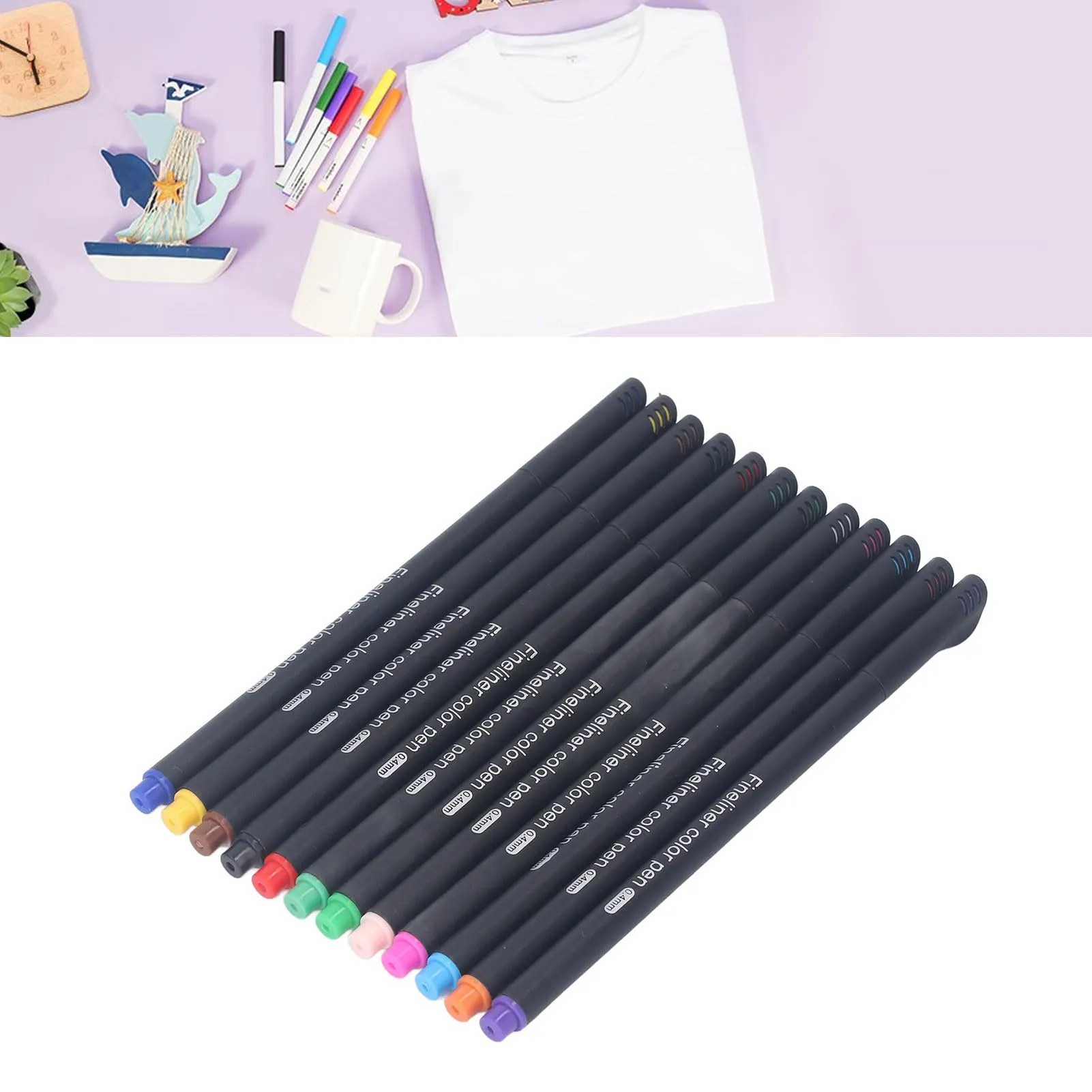 ciciglow Set di Penne a Inchiostro Sublimatico 12 Colori con Adattatore Numero 6 per Explore - immagine 6