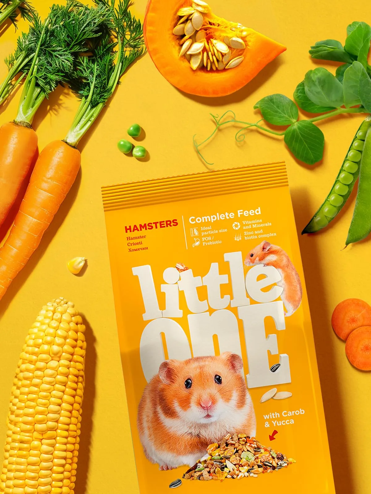 Little One Alimento Completo per Criceti, 400 g - immagine 4