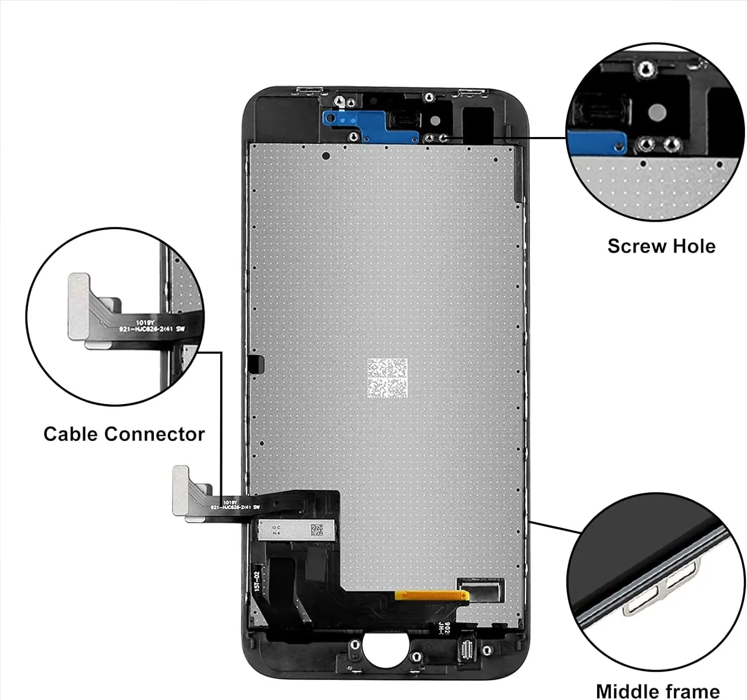 LL TRADER Schermo LCD 4,7'' e Kit di Riparazione per iPhone SE 2022 - immagine 4