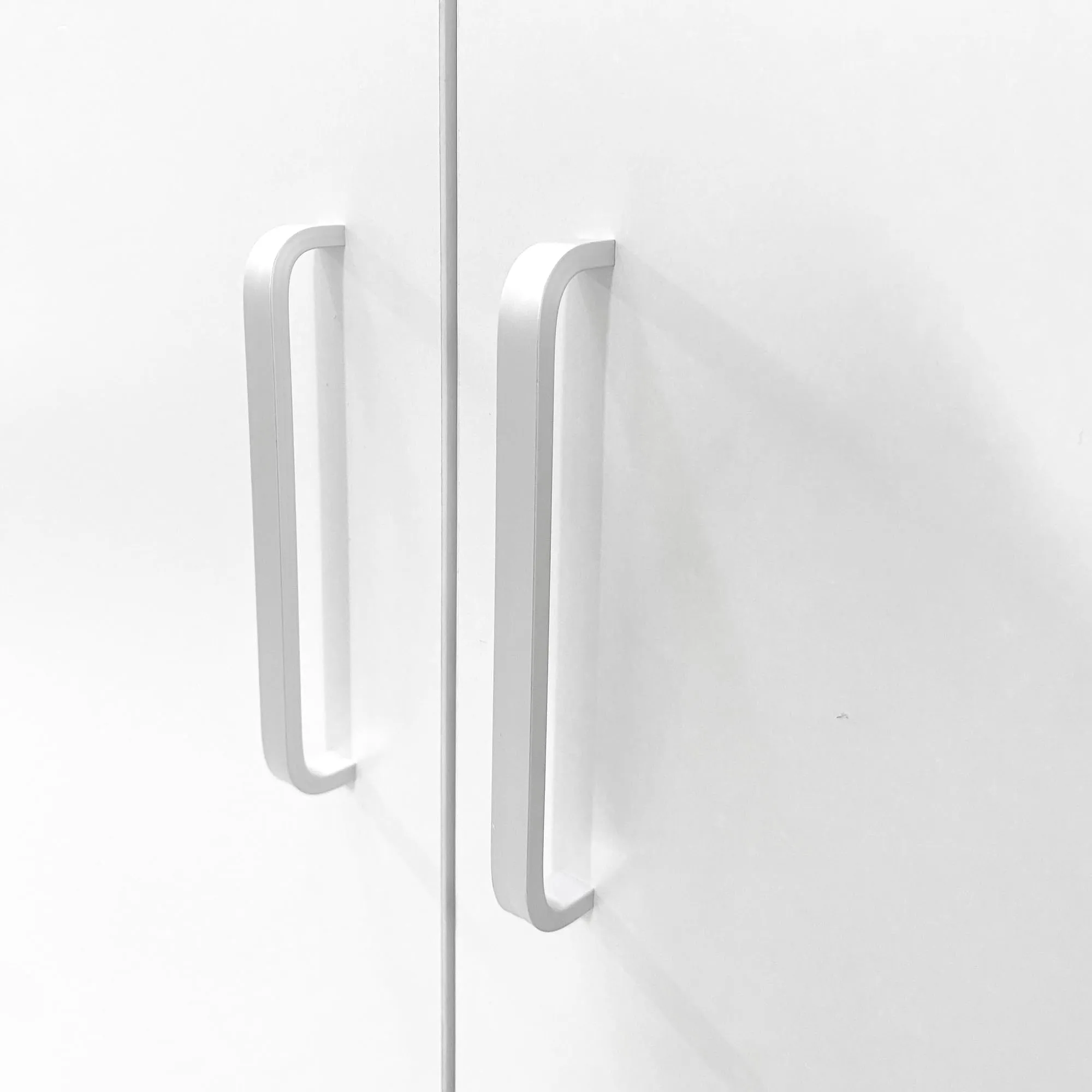 Bissolo Casa Armadio Multiuso Bianco Opaco 120x50x170 cm con 3 Ante e 2 Cassetti in Laminato - immagine 5