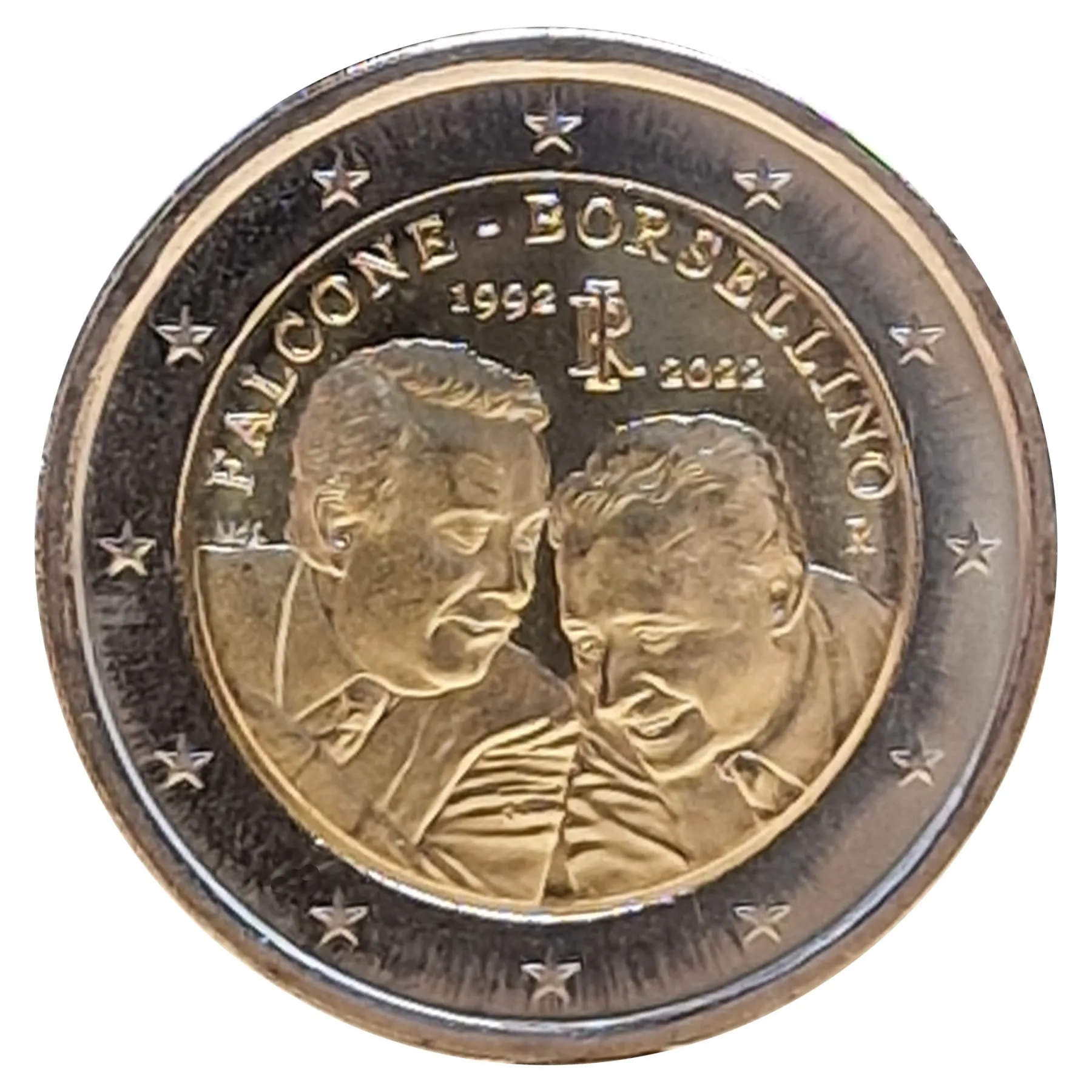Italy 2 Euro Coin 2022 Falcone & Borsellino Commemorative Coin - immagine 1