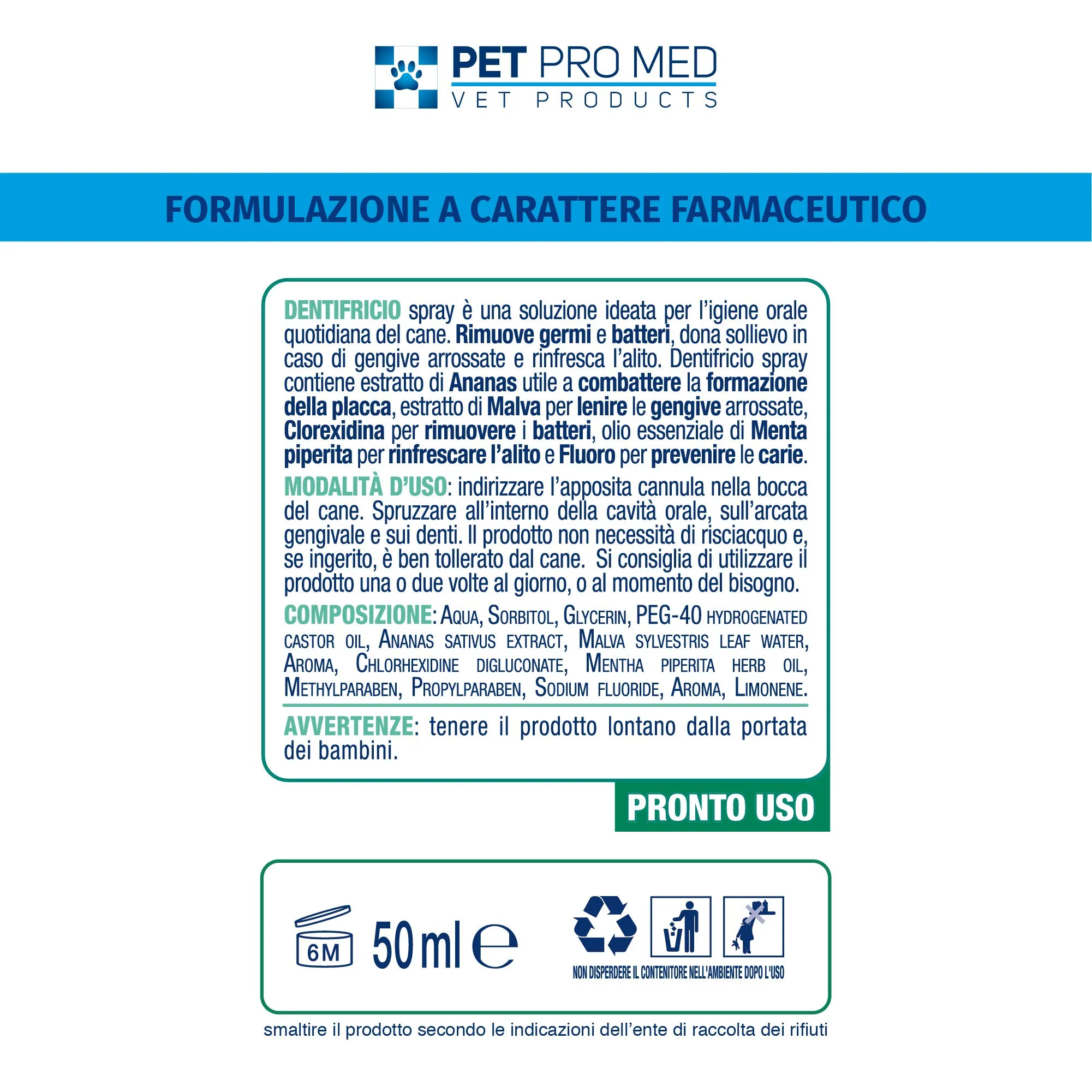 Virosac Dentifricio Spray per Cani, 50 ml - immagine 3