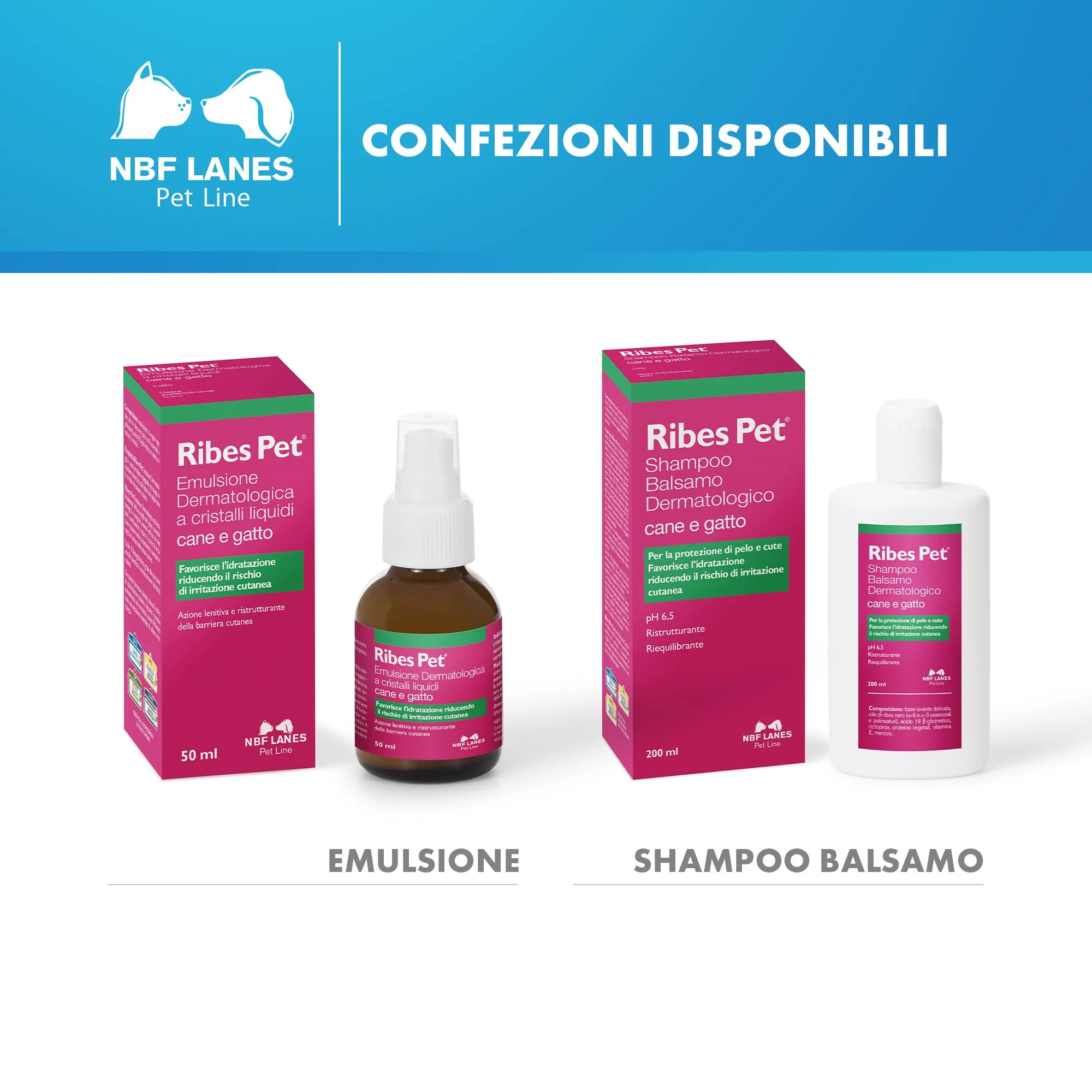 NBF Lanes Ribes Pet Shampoo Balsamo Dermatologico Cane e Gatto 200 ml - immagine 6