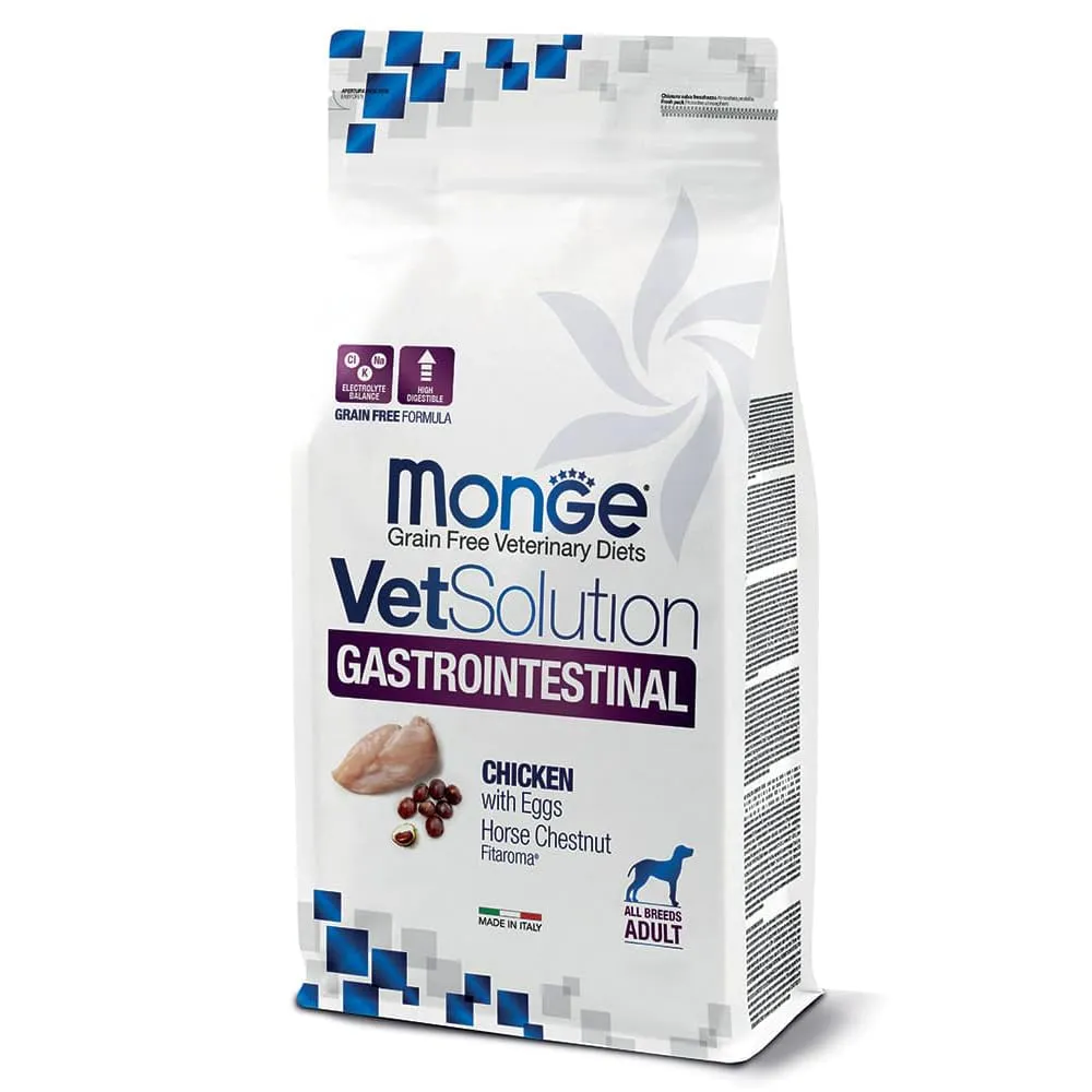 Monge VetSolution Gastrointestinal Adult Chicken with Eggs Dog Food 12 kg - immagine 1