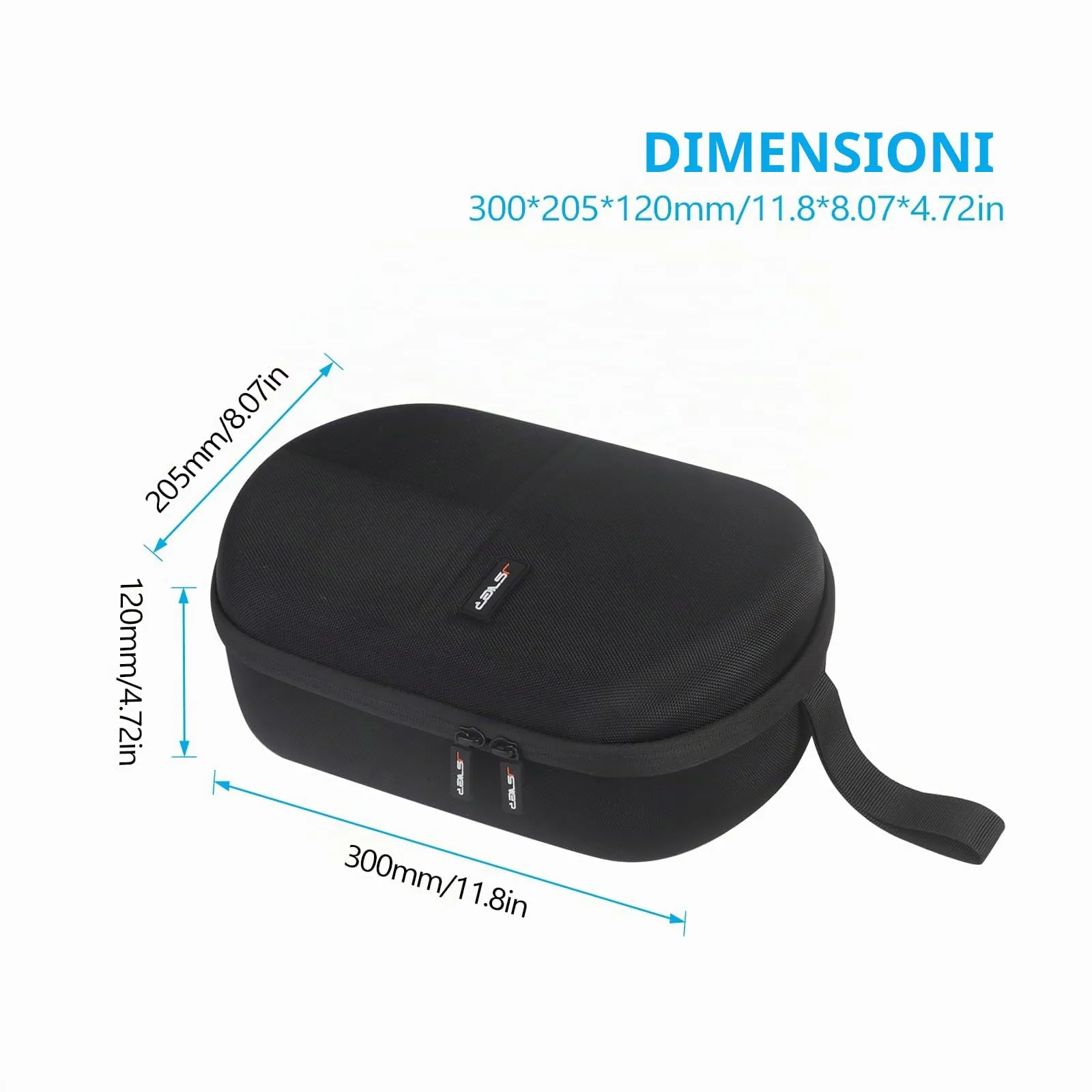 JSVER Custodia Rigida per Meta Quest 3, Quest 3S, Quest 2 e Vision Pro - immagine 5
