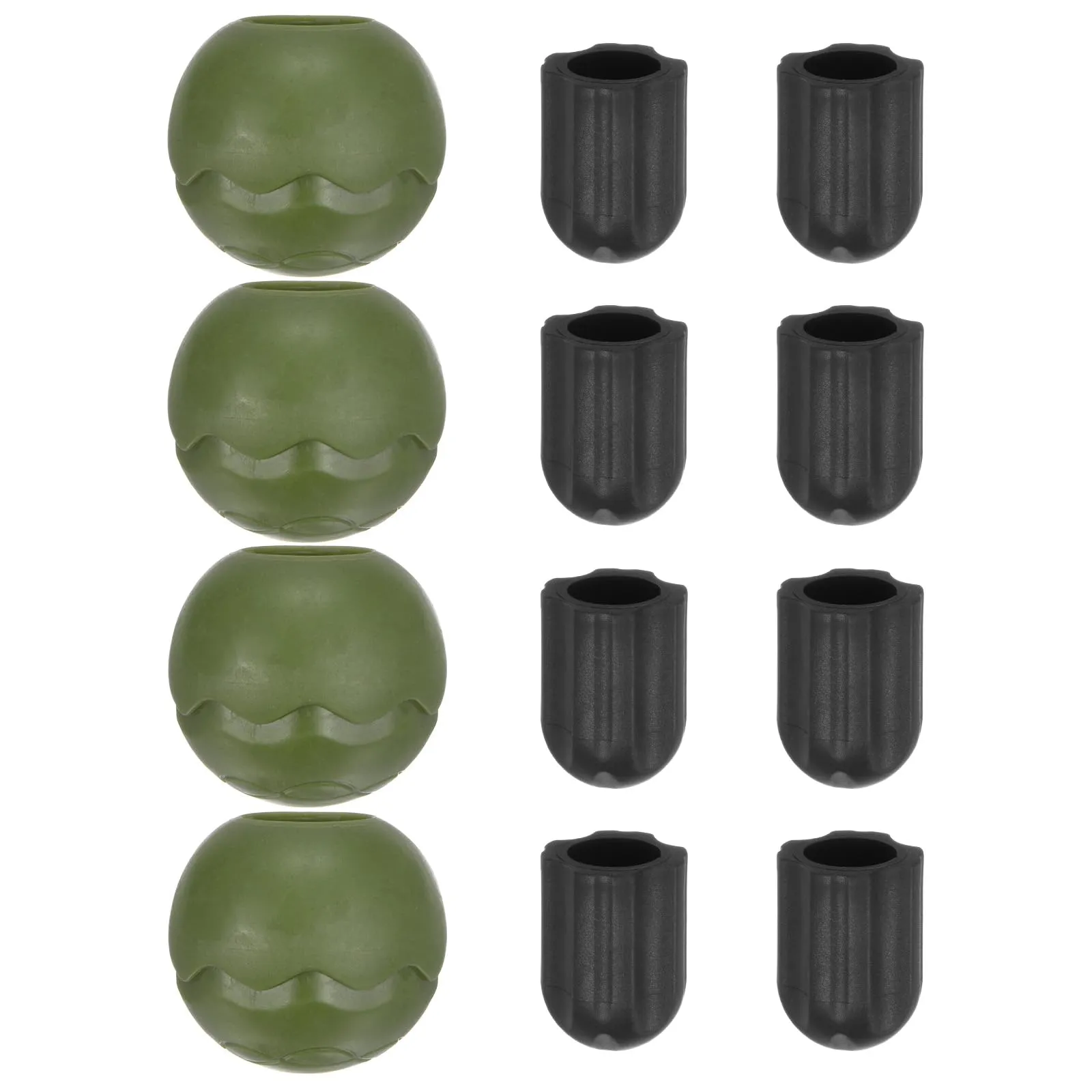 M METERXITY Piedini in Gomma per Sedia da Campeggio 15mm, Verde Giungla - immagine 7