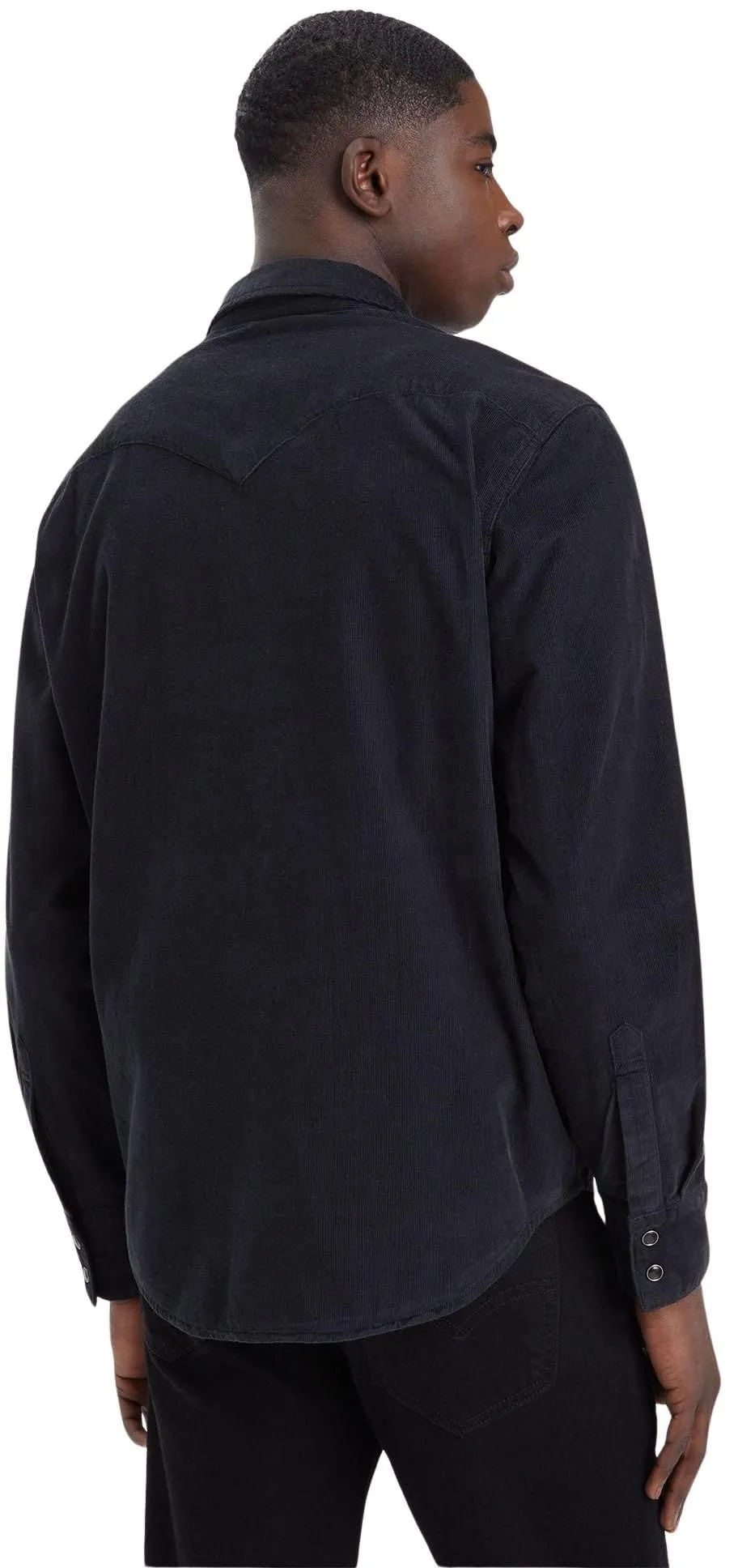 Levi's Barstow Western Shirt, Regular Fit, Jet Black, S - immagine 2