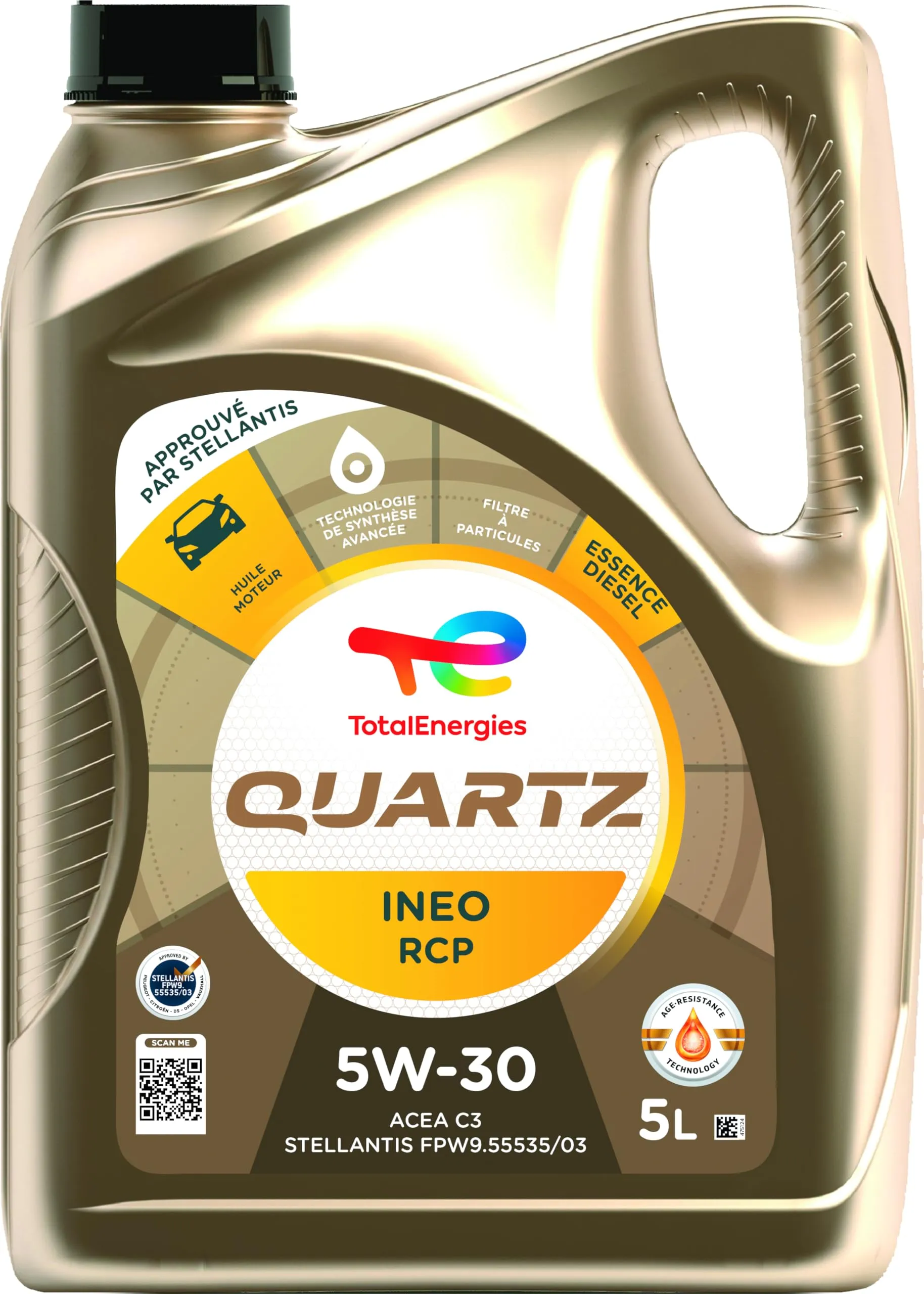 TotalEnergies Quartz Ineo RCP 5W30 5L - immagine 1