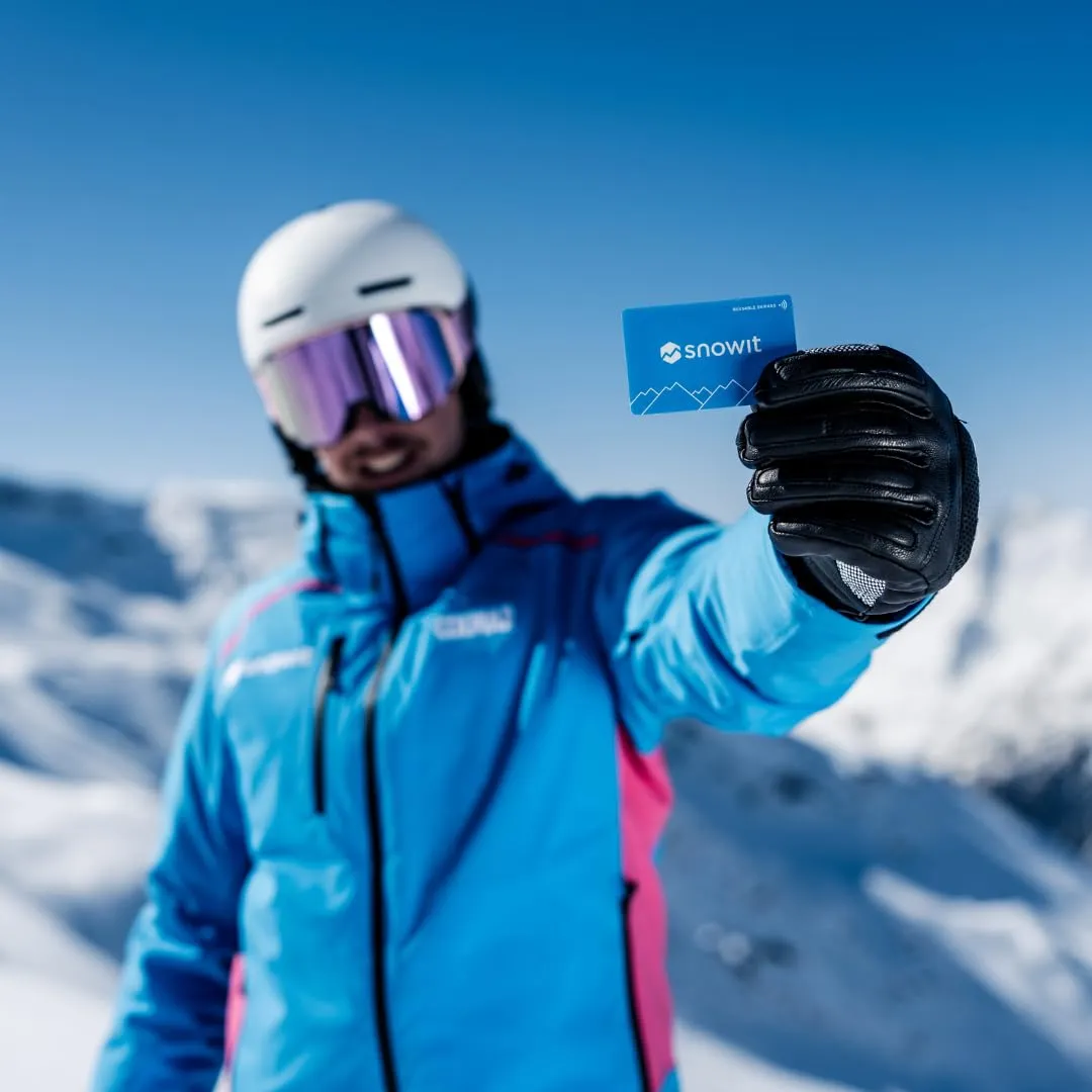 Snowit Snowitcard per Skipass Online, Pack da 2, Azzurro - immagine 3