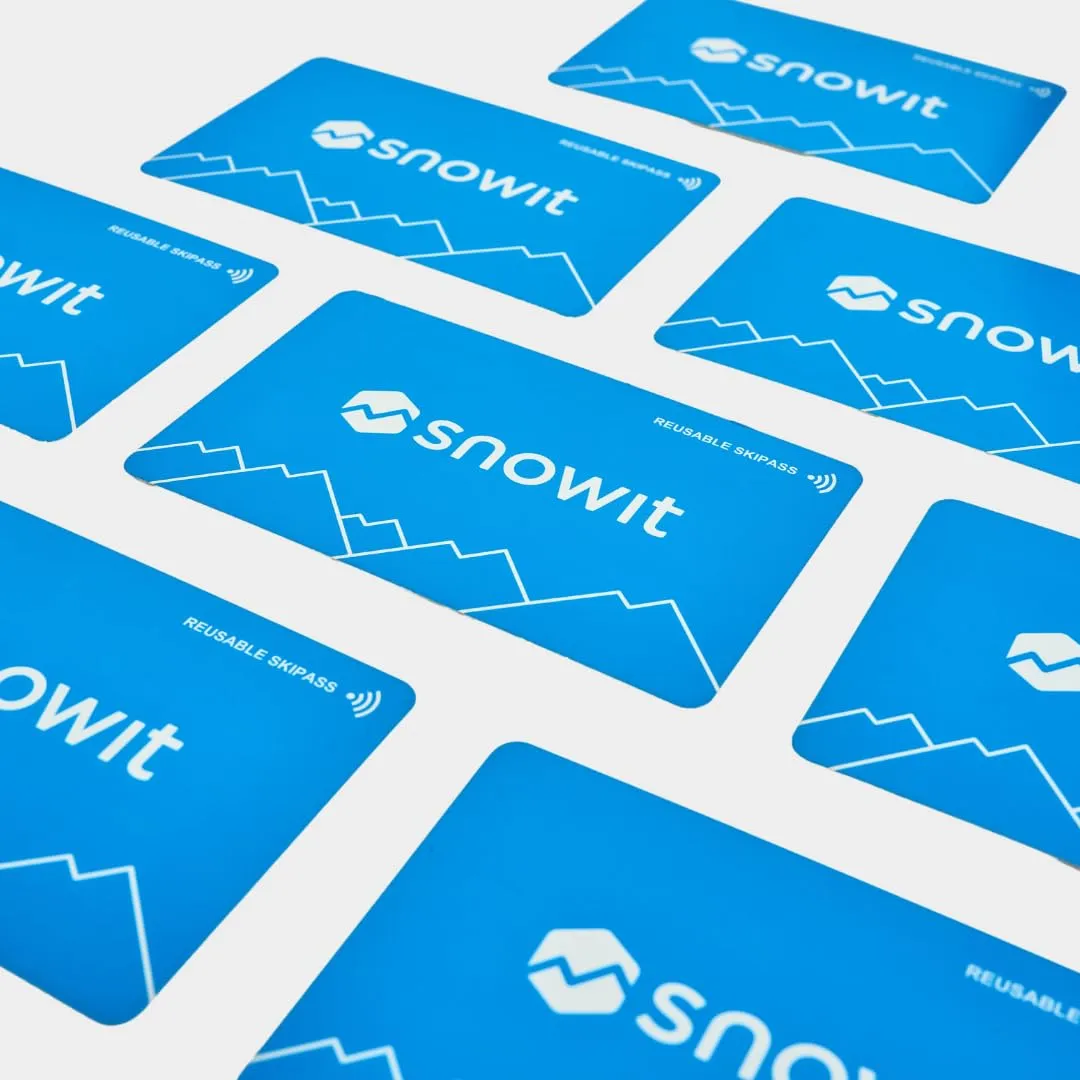 Snowit Snowitcard per Skipass Online, Pack da 2, Azzurro - immagine 5
