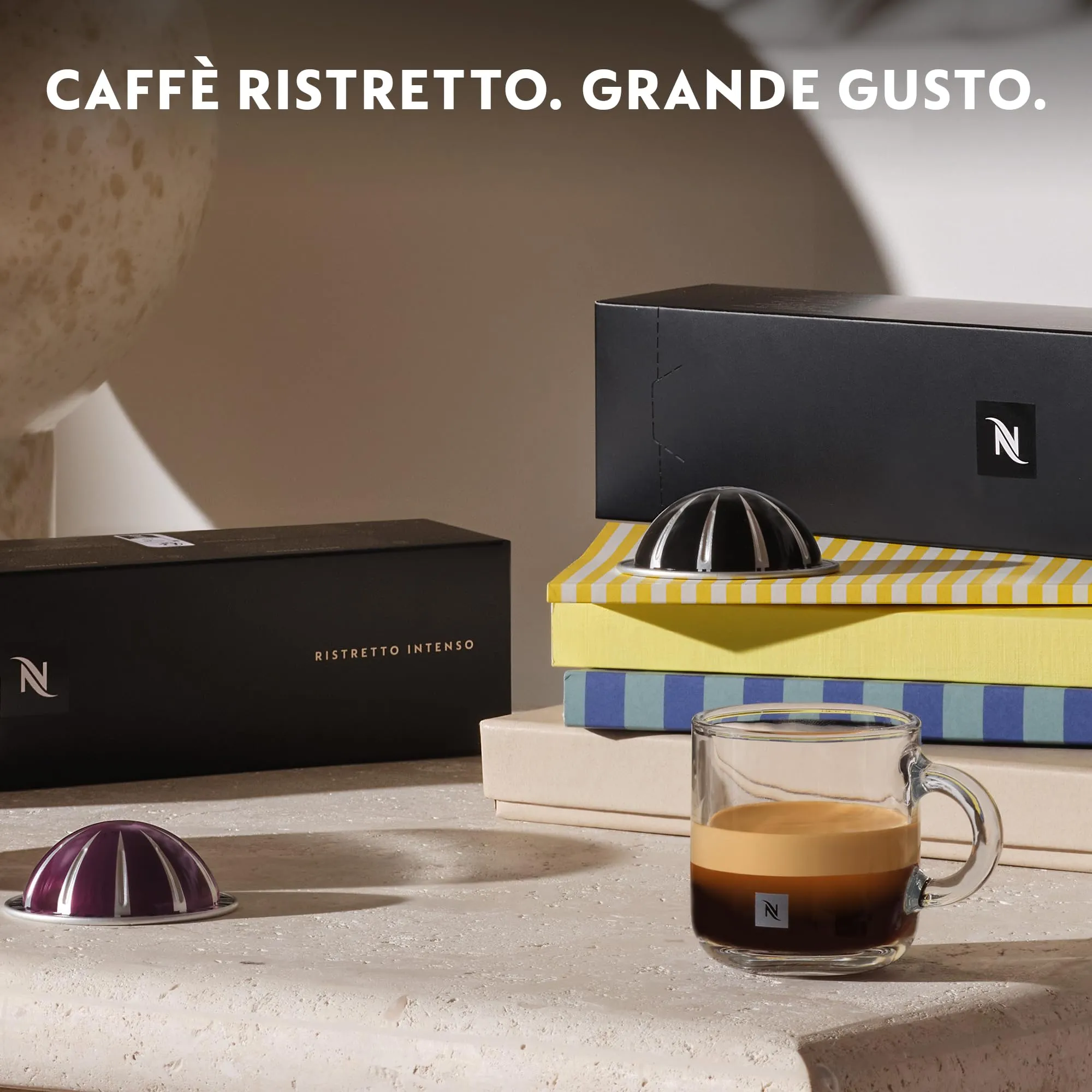 De'Longhi Nespresso Vertuo Pop ENV90.B Macchina Caffè a Capsule, 1260W, Liquorice Nero (Incluse 60 Capsule) - immagine 5