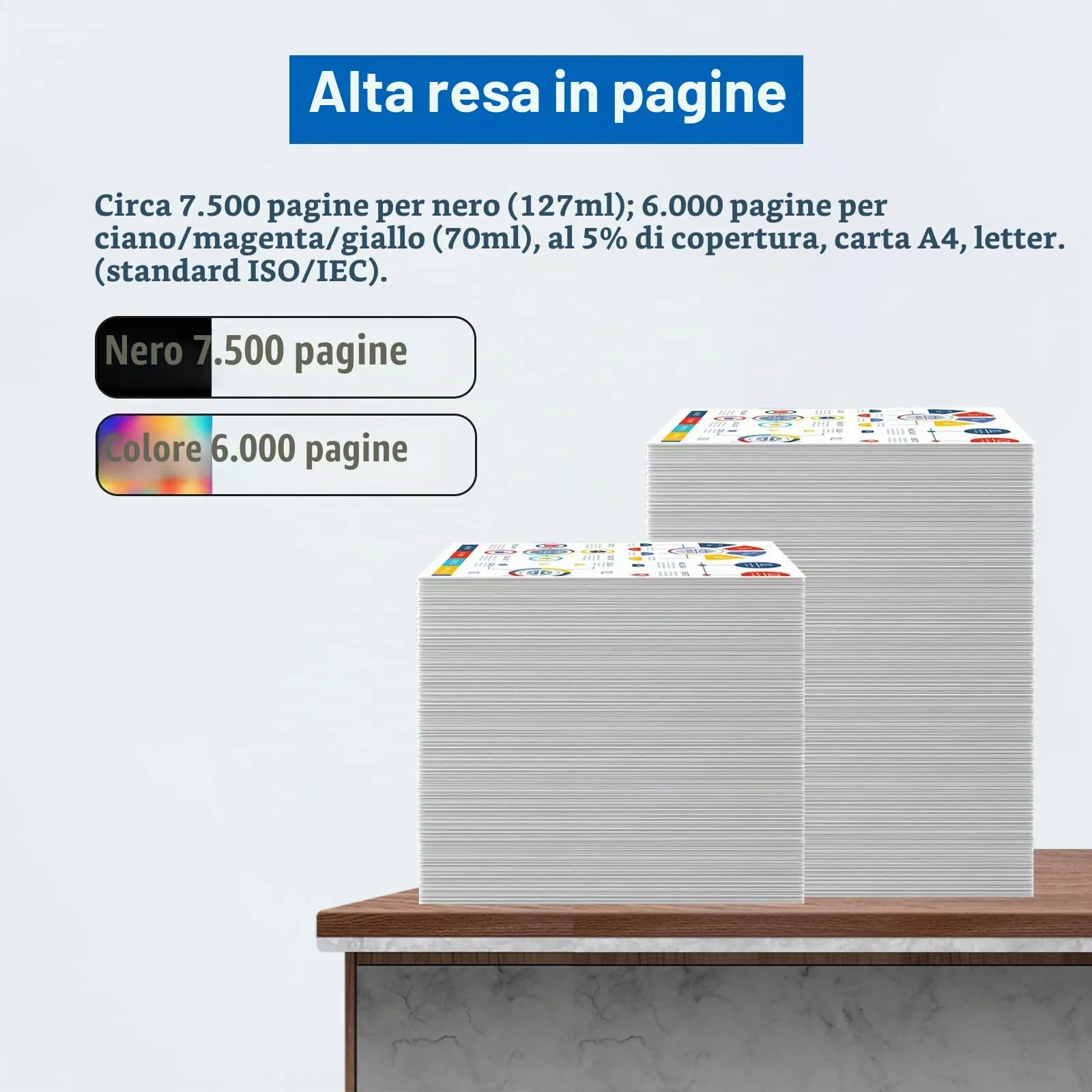 ASEKER 102 Inchiostro Compatibile per Epson EcoTank ET-2750 ET-2756 ET-2850 (BK C M Y) - immagine 3