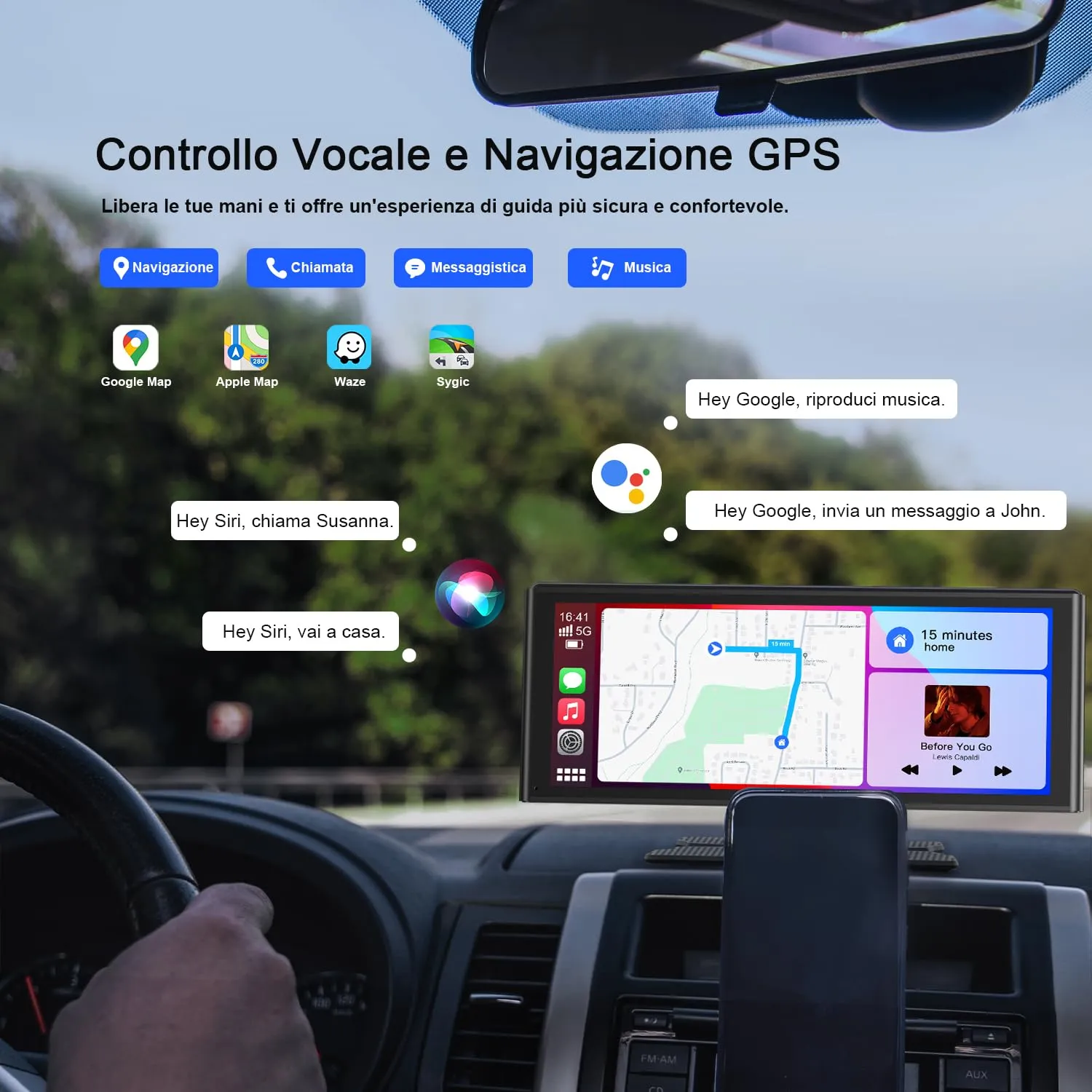 Avylet Carplay Wireless Android Auto IPS Screen 9.26" RC06HL-V2 - immagine 5