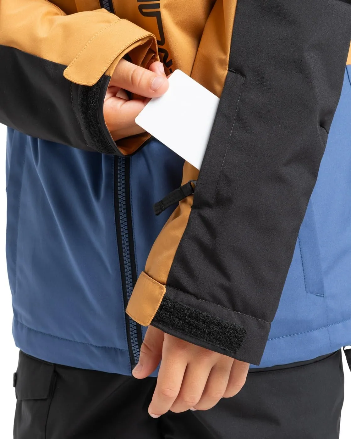 Quiksilver Side Hit Block Snow Jacket - Navy - 16 - immagine 3