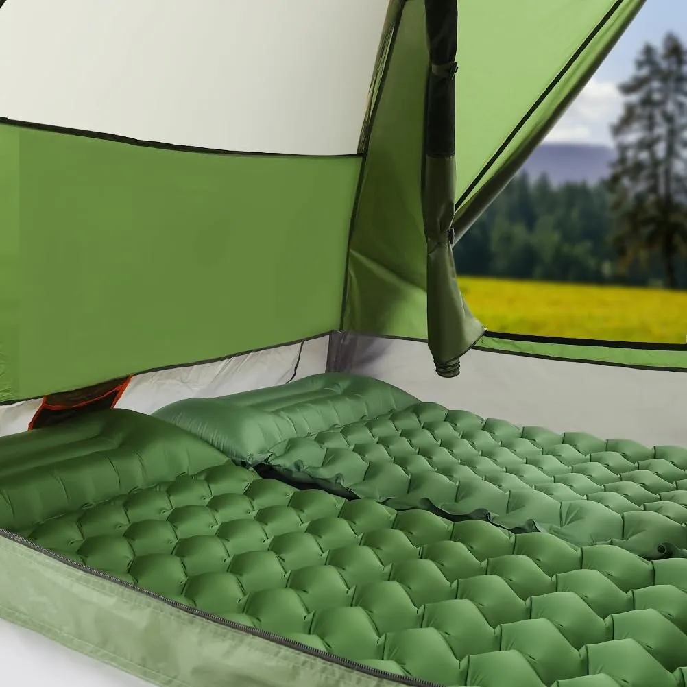Gysrevi Tenda da Campeggio Automatica 2-4 Persone, Verde scuro, Taglia L - immagine 5