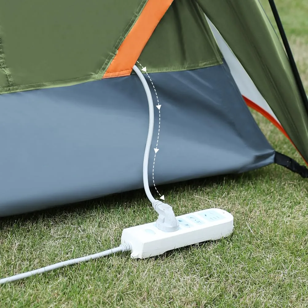 Gysrevi Tenda da Campeggio Automatica 2-4 Persone, Verde scuro, Taglia L - immagine 9
