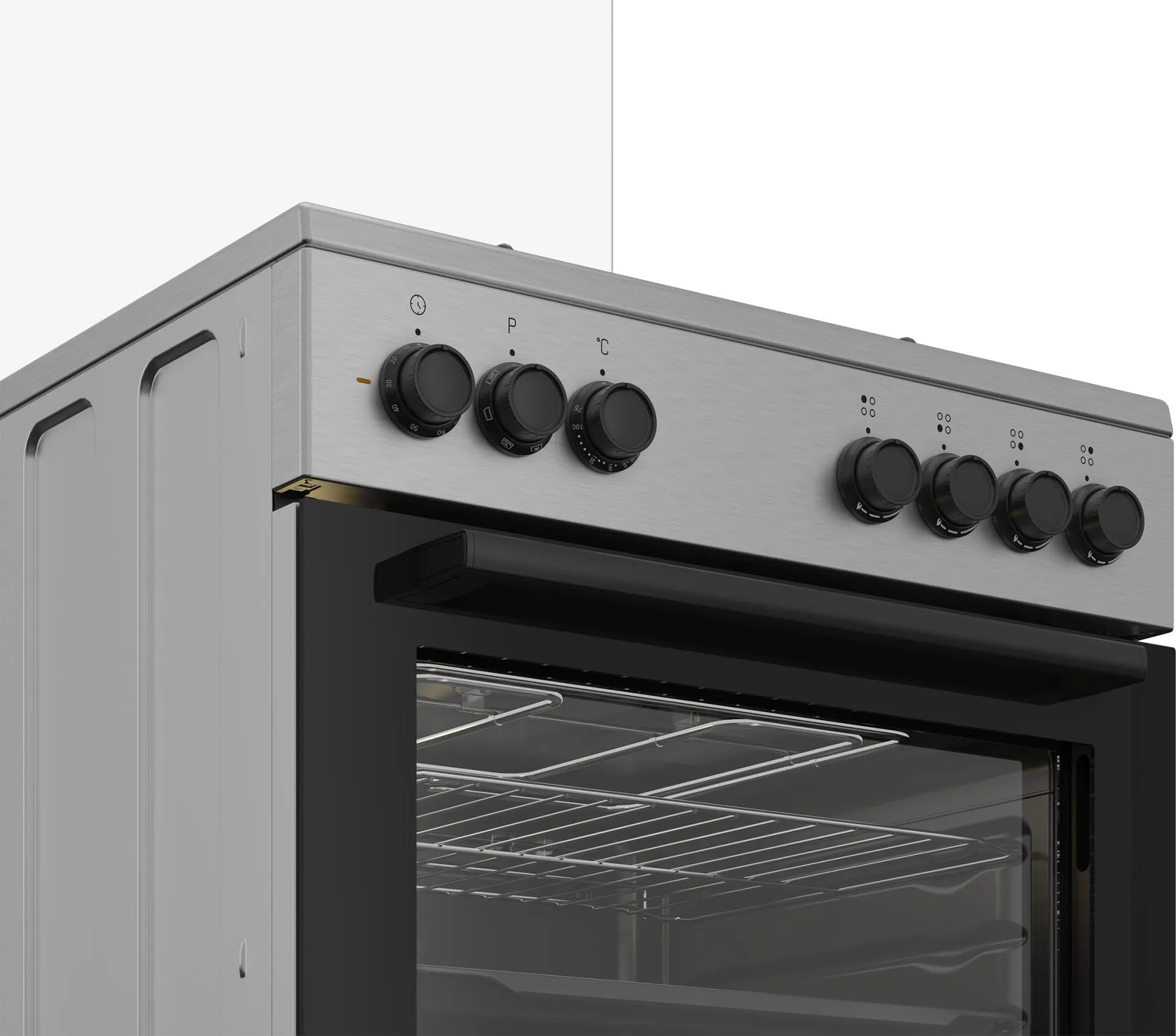 Beko FBE62120XD Cucina a gas con forno elettrico, 4 fuochi, 60x60 cm, Classe A - immagine 2