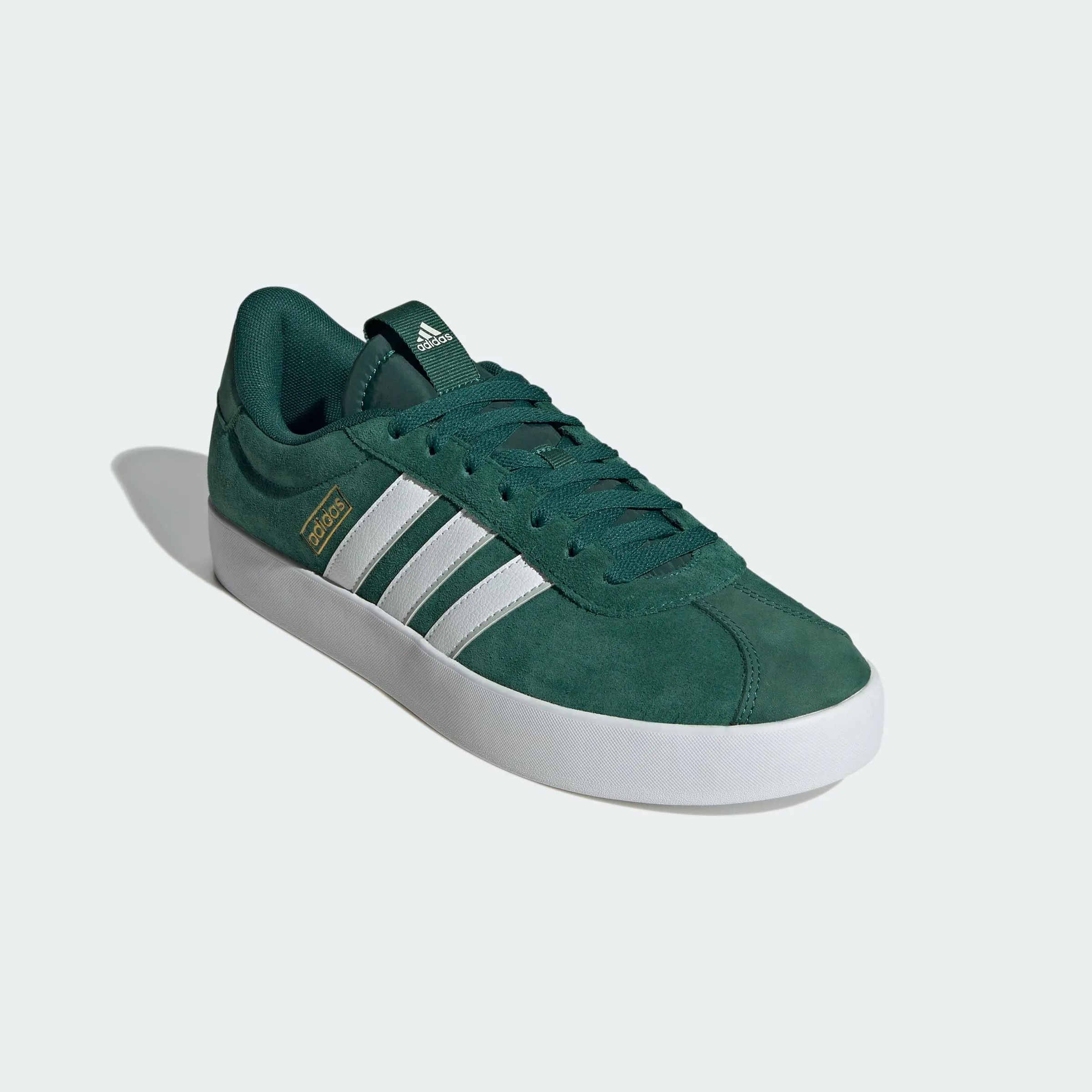 adidas VL Court Shoes, Green Cloud White Wonder Silver, 42 EU - immagine 5