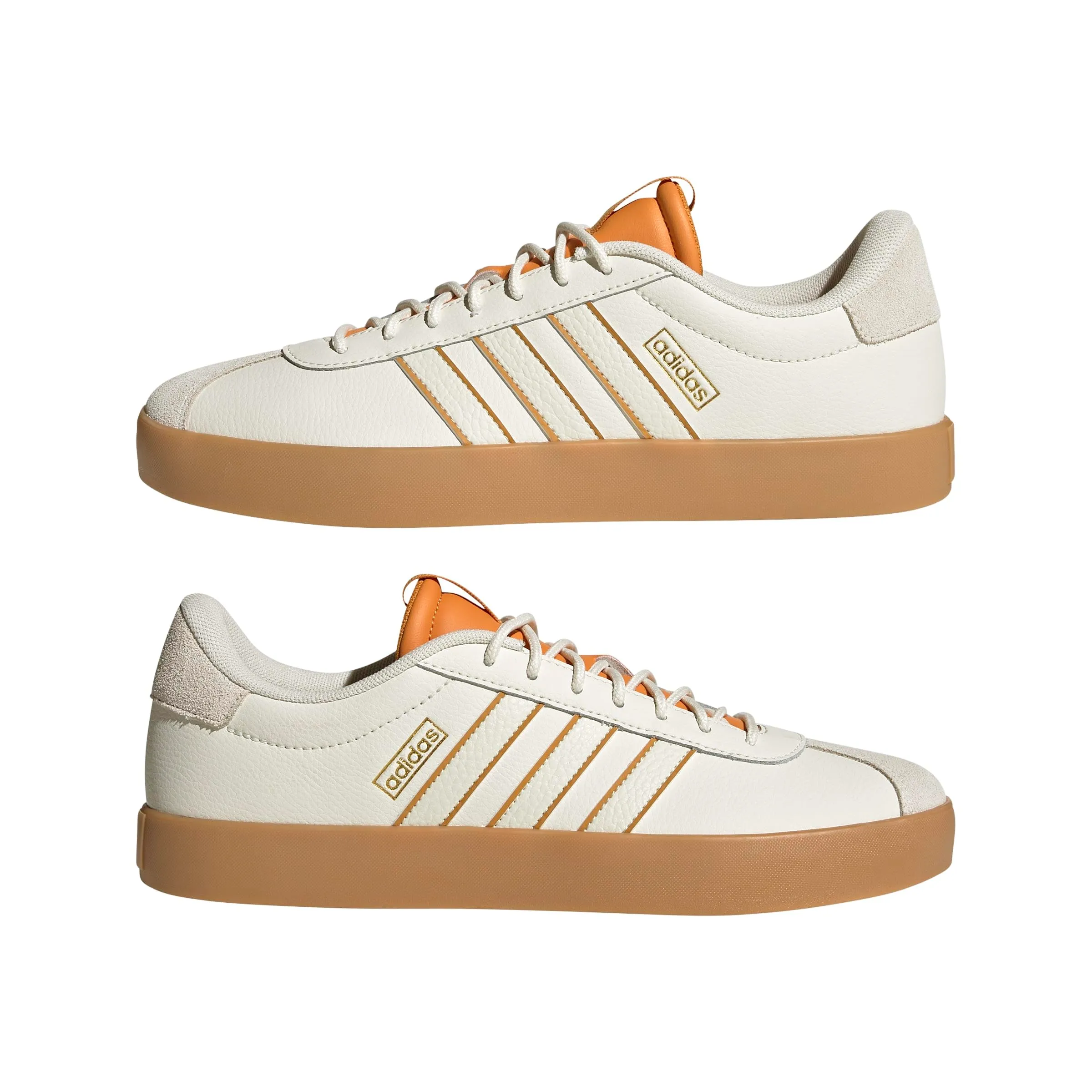 adidas VL Court Shoes, Off White Ivory Orbit Grey, 42 EU - immagine 6