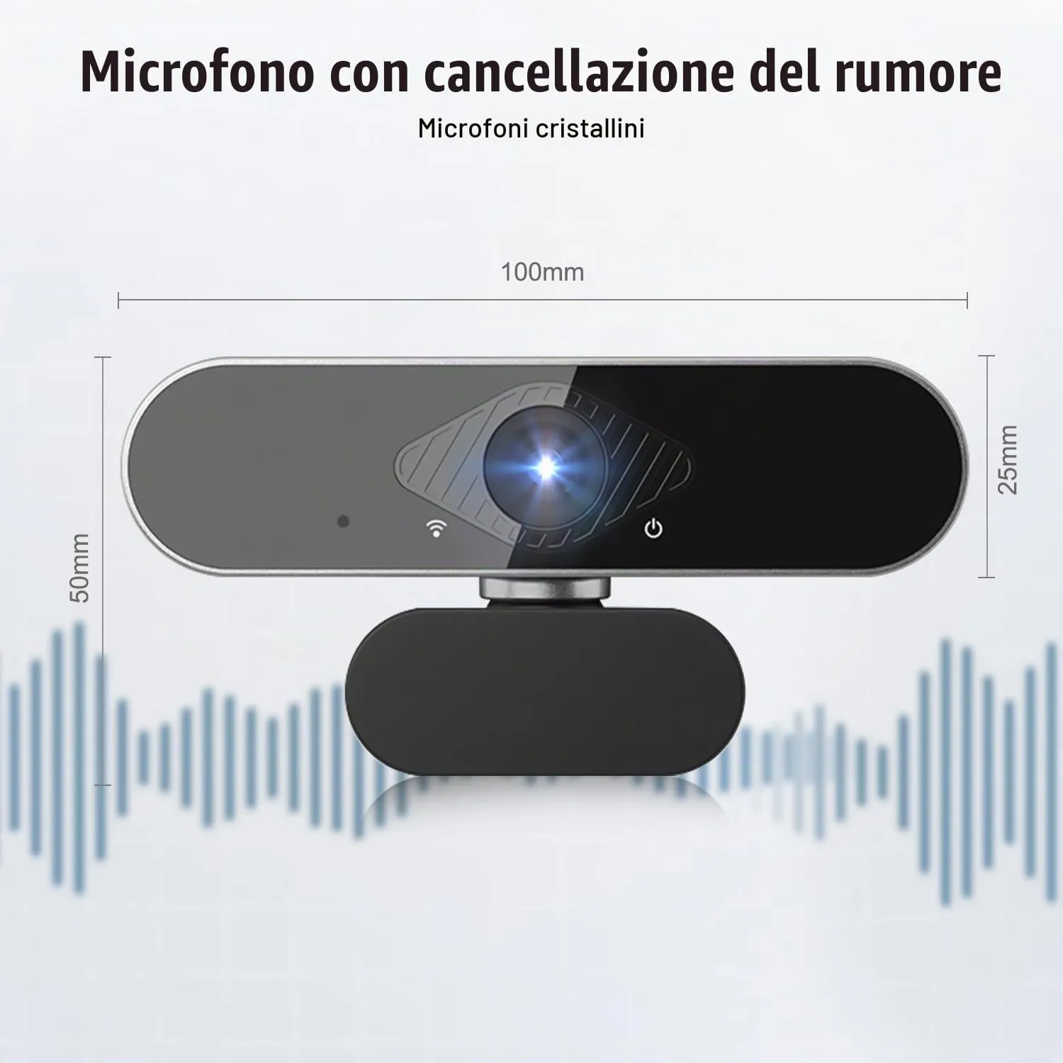 DAILINK Webcam Full HD 1080p con Microfono USB, Regolabile a 360°, Plug & Play per PC, Laptop, Mac, Zoom, Gaming, Twitch - immagine 5
