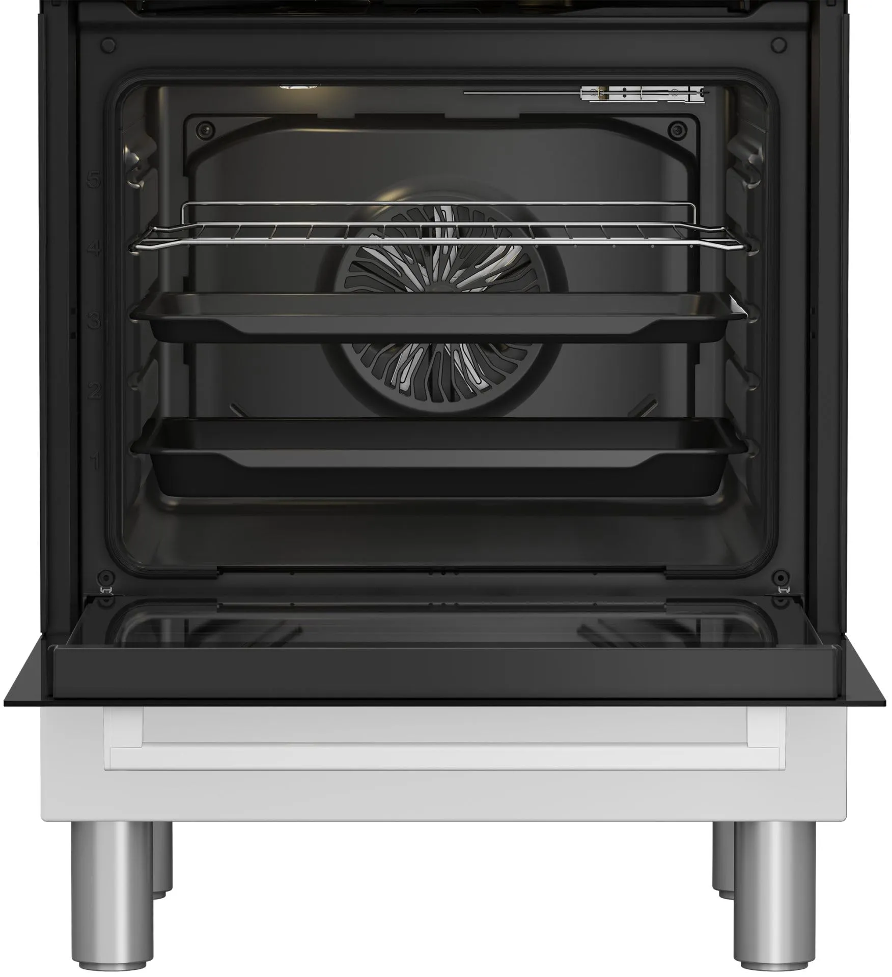 Beko FBE62310GW Cucina a gas con forno elettrico, 4 fuochi, 60x60 cm, Bianco, Classe A - immagine 4