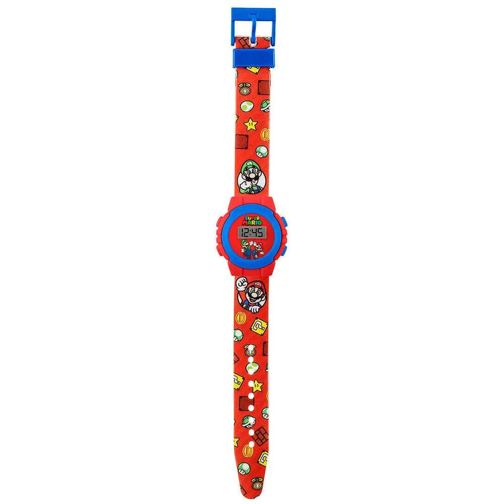 Super Mario Boys GSM4234 Digital Quartz Watch, Rosso - immagine 2