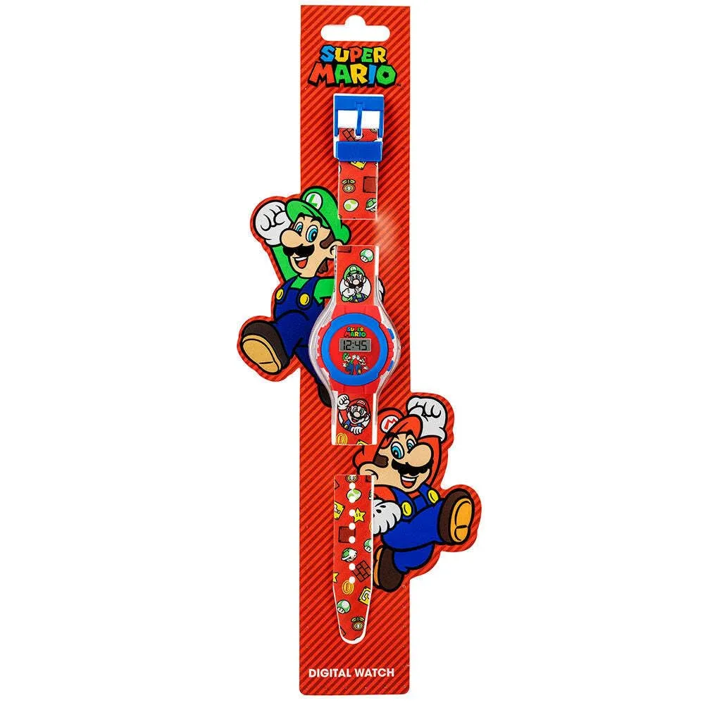 Super Mario Boys GSM4234 Digital Quartz Watch, Rosso - immagine 3