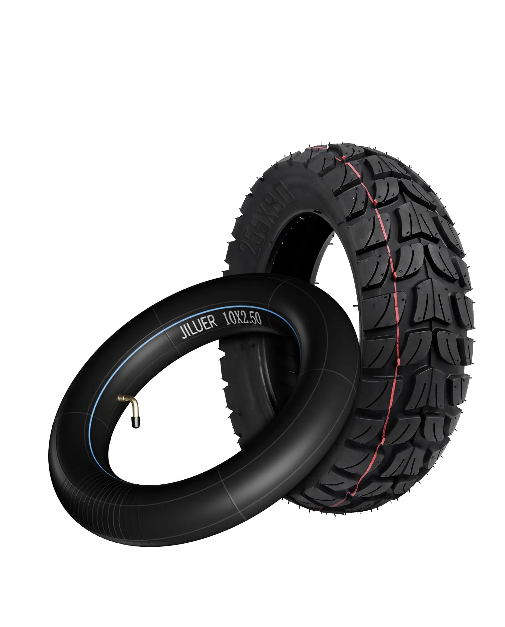 airwak Pneumatico Esterno e Tubo Interno 10 Pollici per Kukirin G2 MAX, Nero - immagine 1