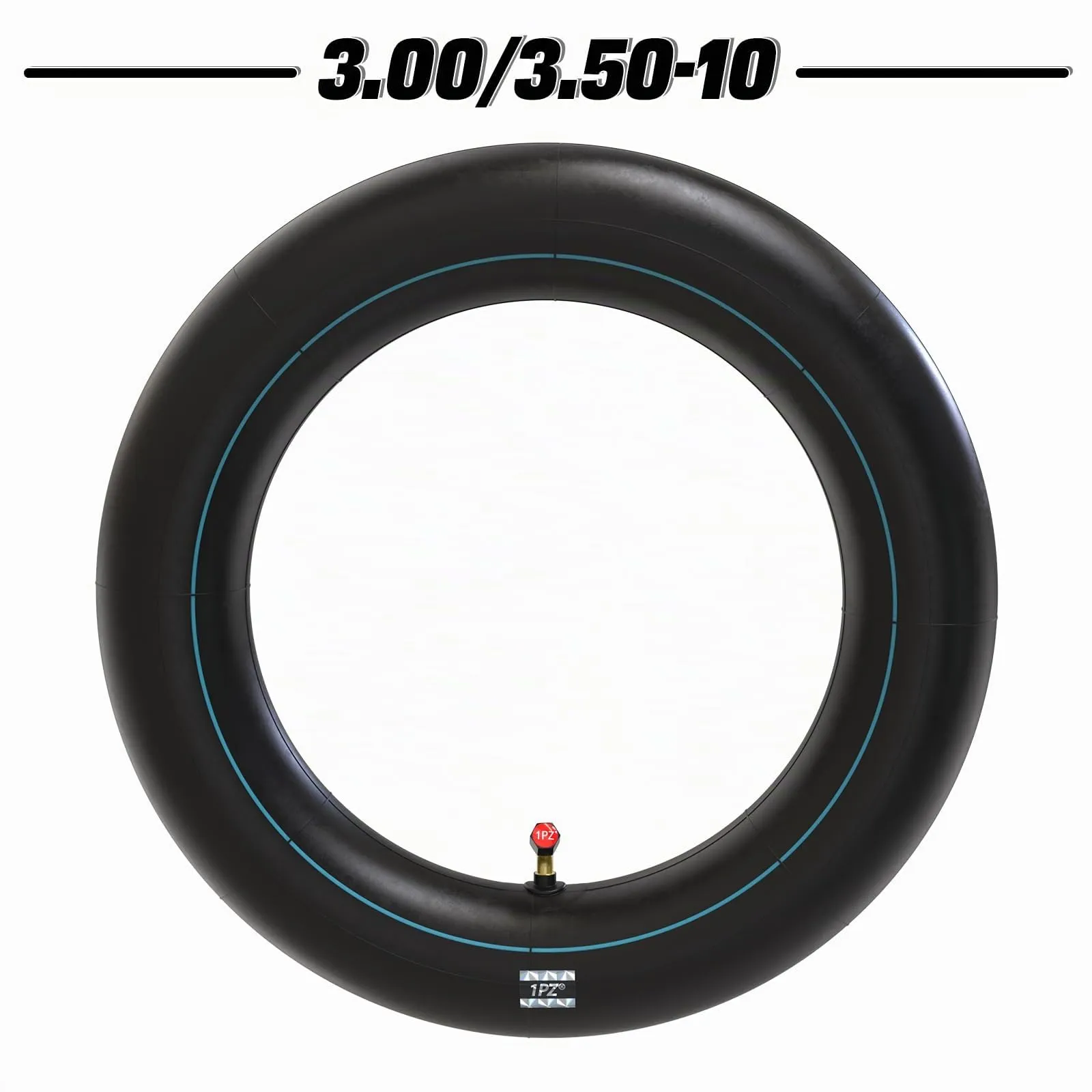 1PZ Camere d'Aria Valvola Piegata 3,00/3,50-10 per Lambretta Vespa 50 (Set da 2) - immagine 2